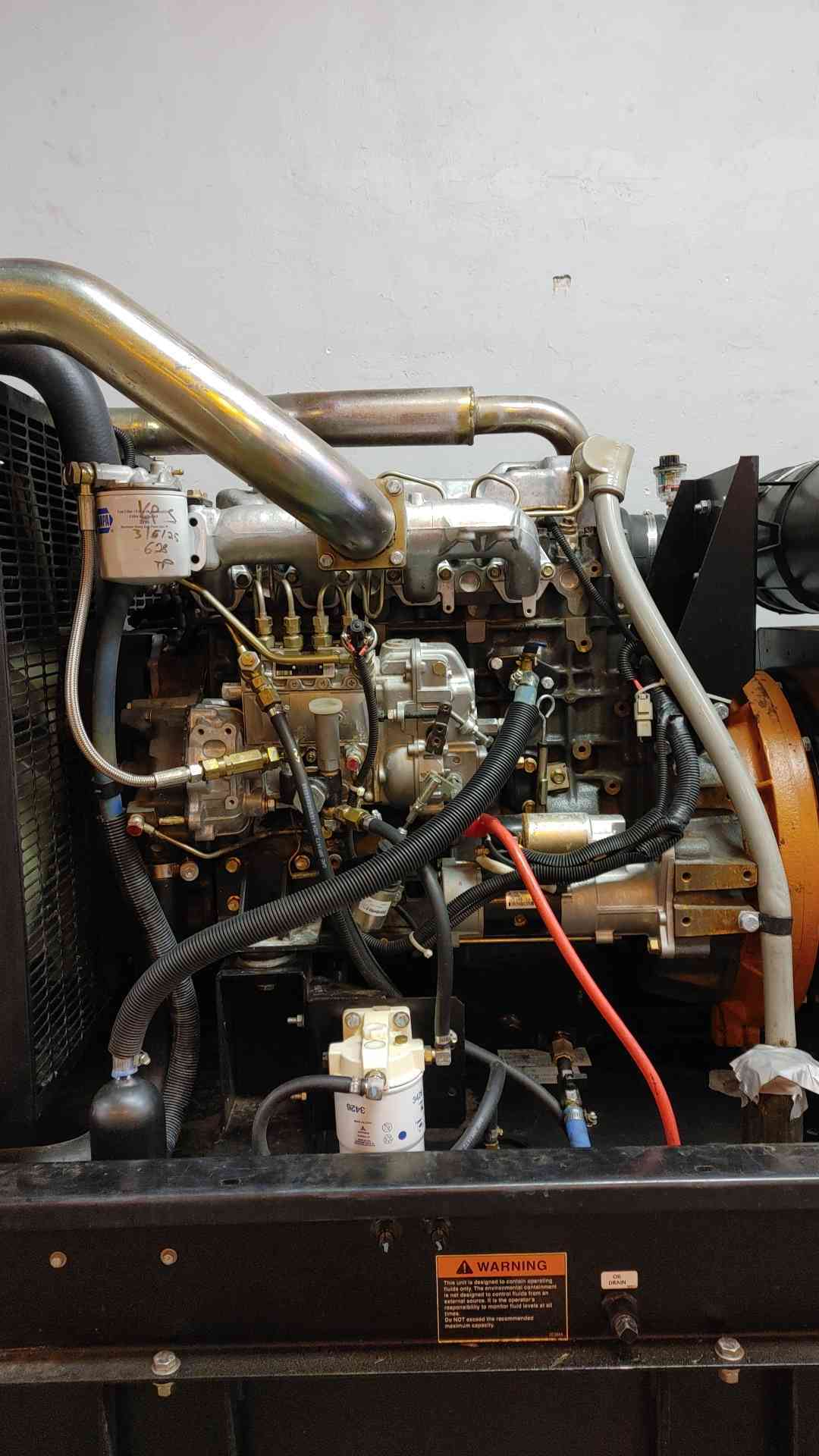 80KW Generator Generac Mitsubishi Diesel 630Hrs 1PH '05 LOAD TESTED (108787)