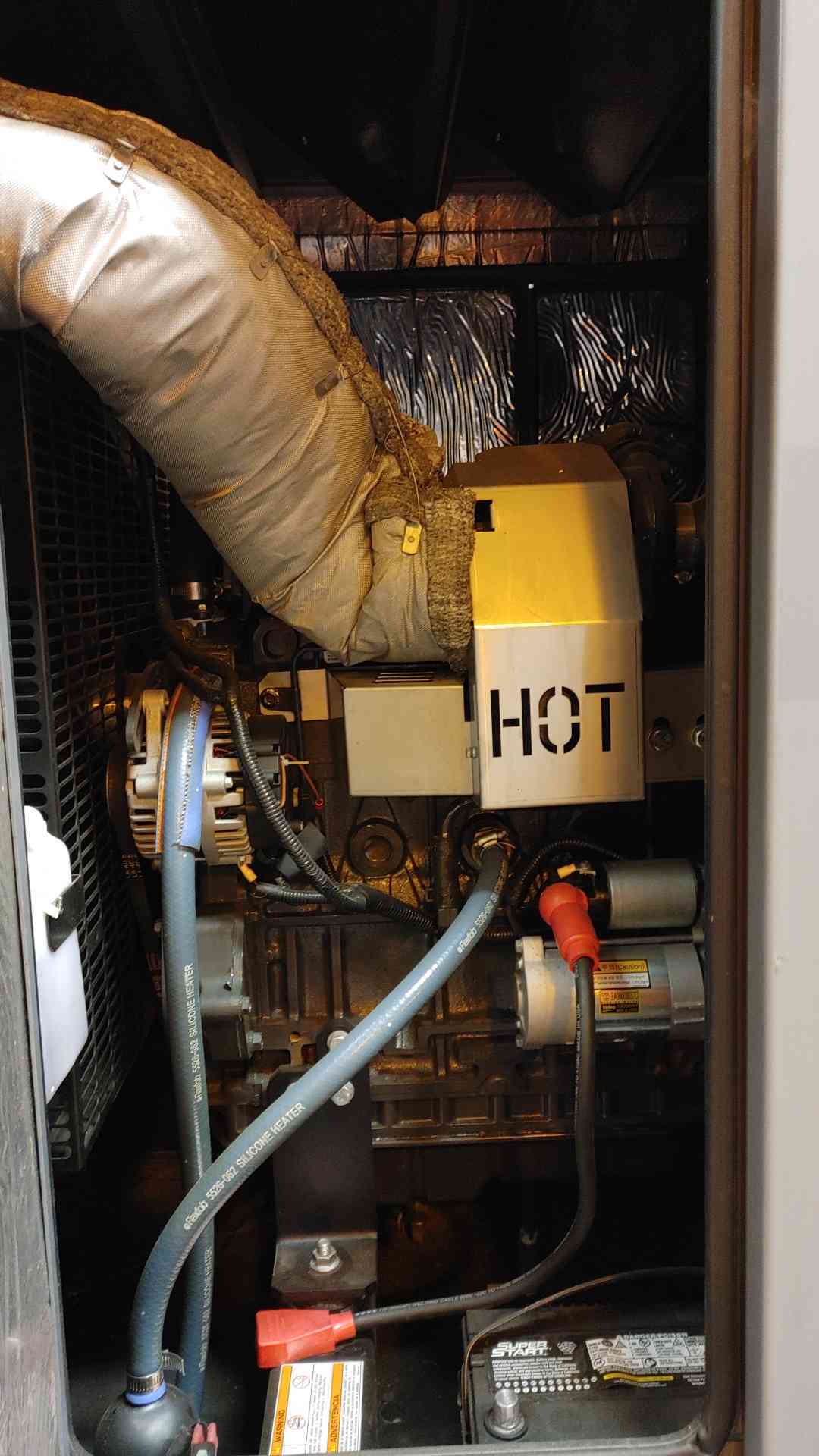 15KW Generac Generator Diesel 1PH Diesel 233Hrs SD15 A2400 Engine LOAD TESTED (108791)