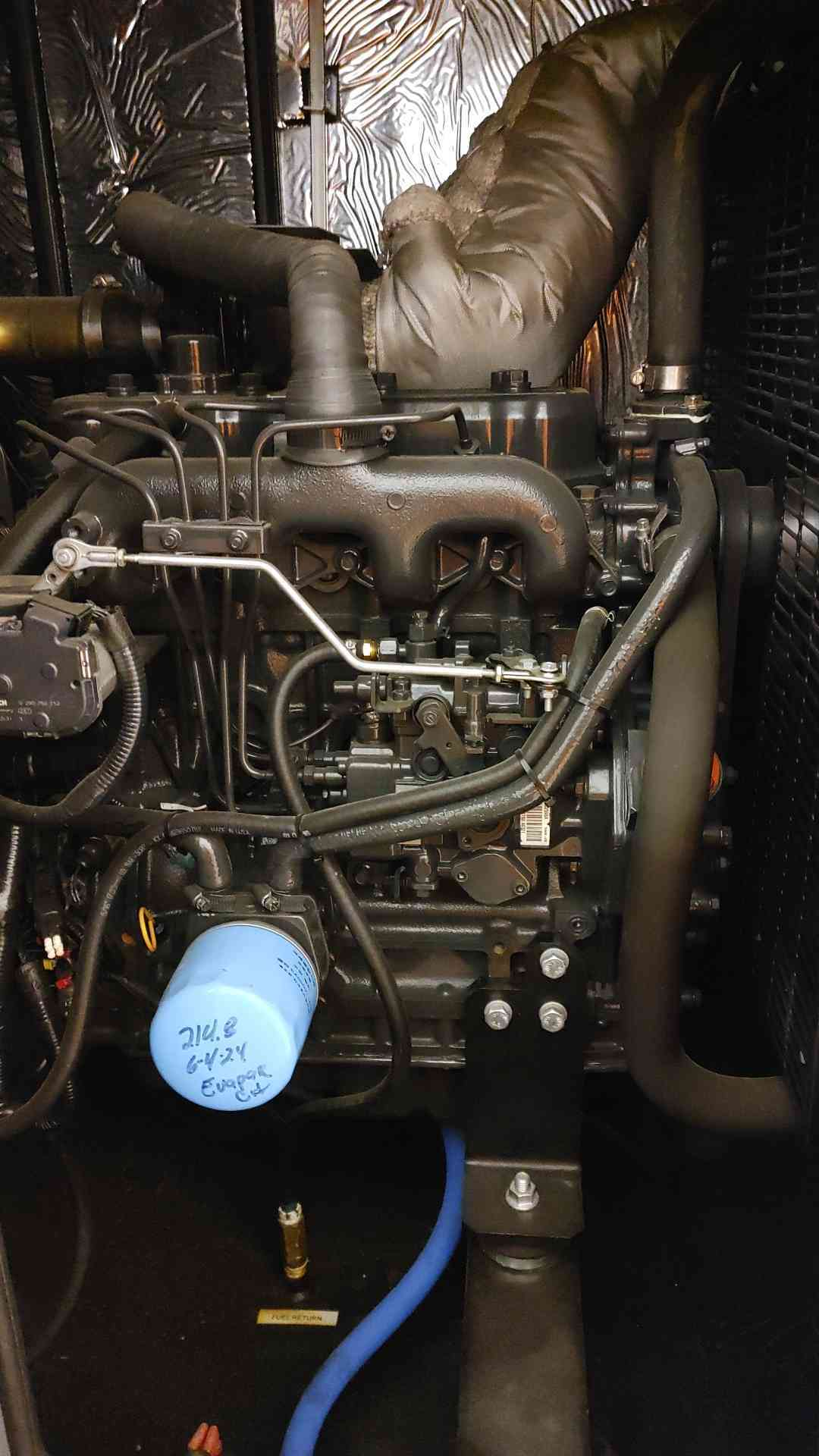 15KW Generac Generator Diesel 1PH Diesel 233Hrs SD15 A2400 Engine LOAD TESTED (108791)