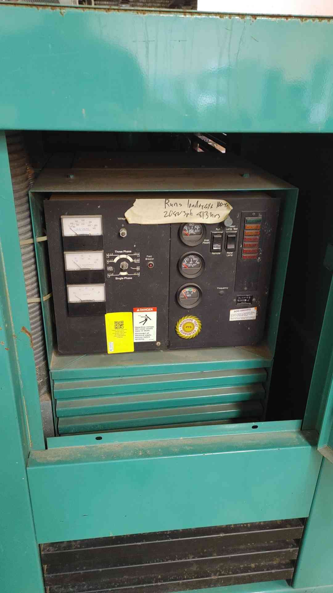 100KW Cummins 6BT 5.9 Onan 100DGDBL Diesel Generator Multi Phase 1467hrs LOAD TESTED (108789)