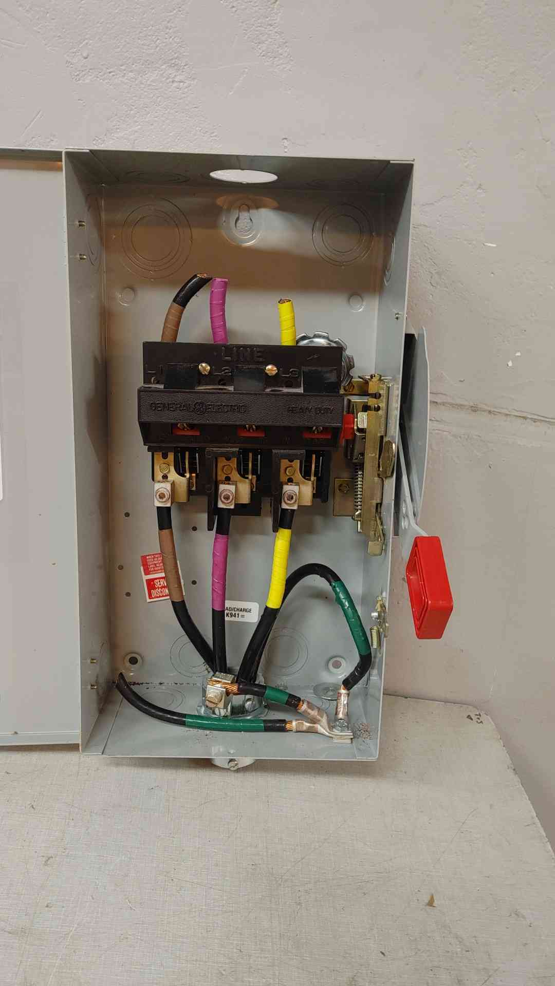 General Electric Safety Switch 100A 600 VAC THN3363 (108879)