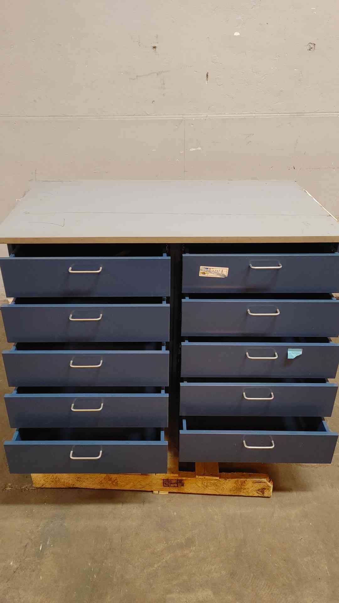 Fisher Hamilton 4' Casework With Countertops Drawers Only (108819)