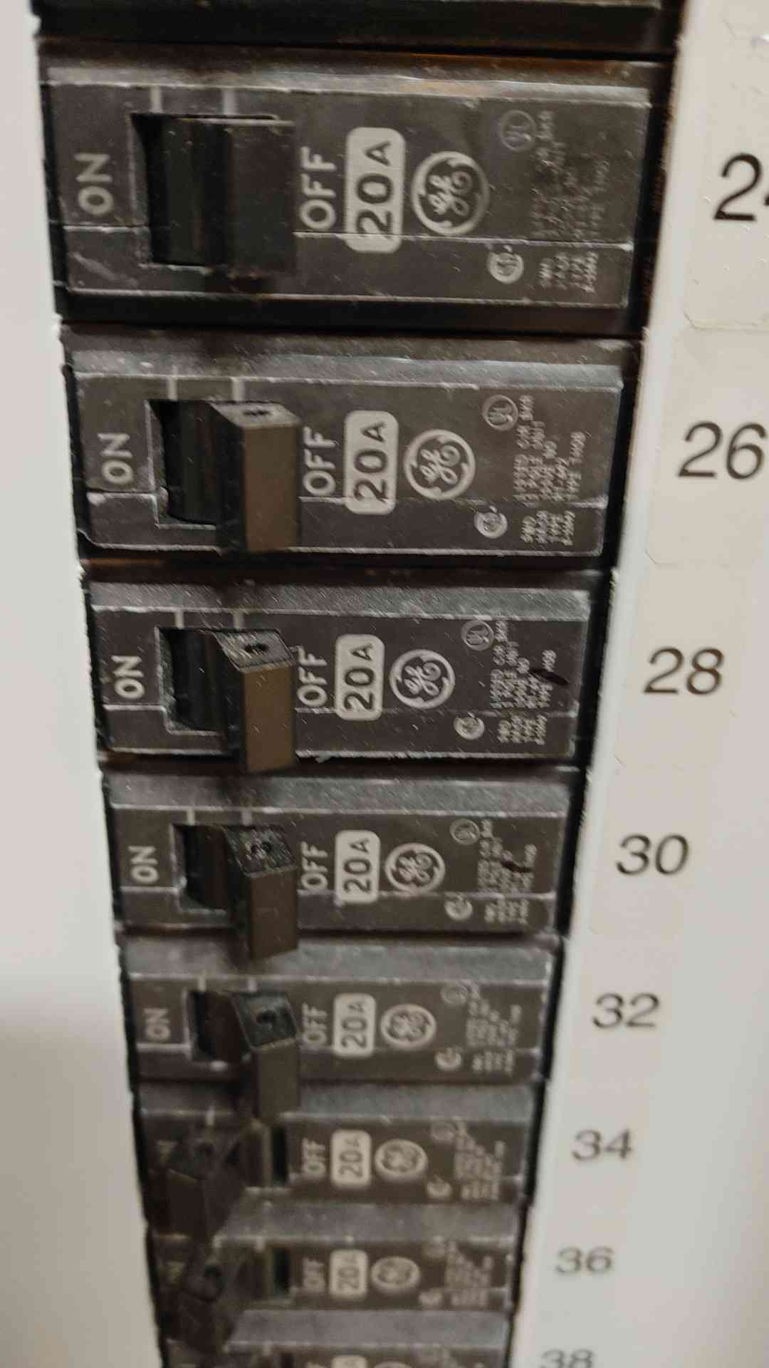 General Electric A Series Panelboard AQF3422ABX 225 AMP 208Y/120 V 3 PHASE 4 WIRE (108834)