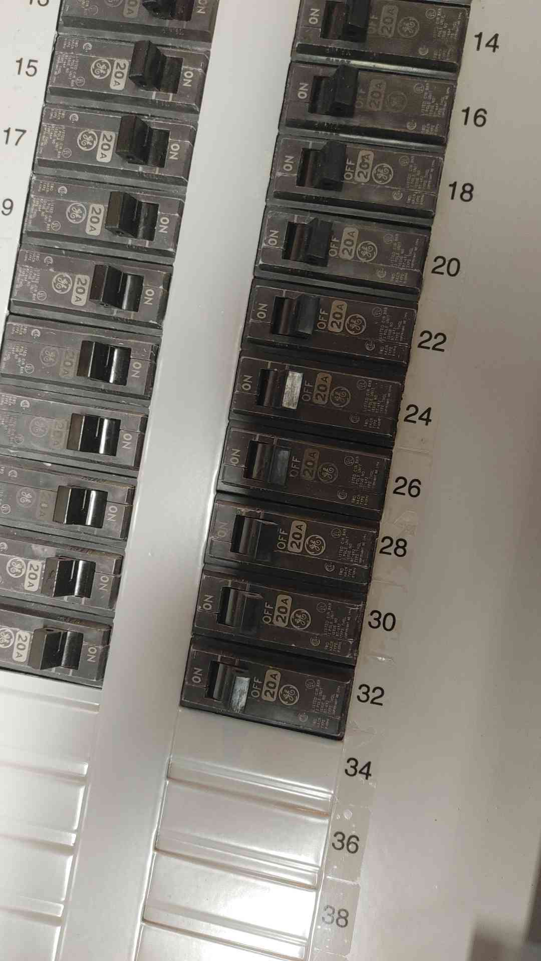 GE A Series 2 Panelboard ALF3424CTX 400 AMP 208/120v w/ Main (108920)