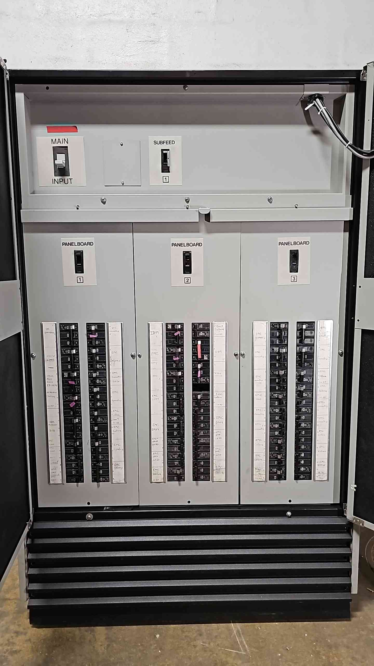 225KVA Liebert PDU PPA225C 480V x 208/120v 3PH Power Distribution Unit