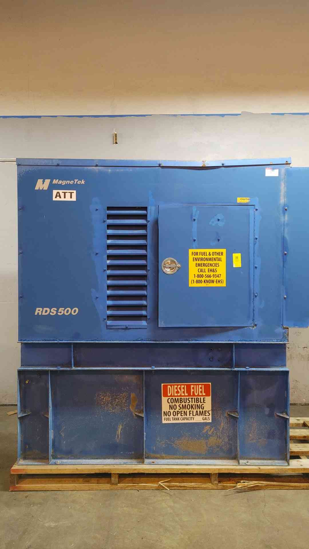 40KW Magnetek Generator 1&3PH John Deere Diesel 1023Hrs RDS500 TESTED (109007)
