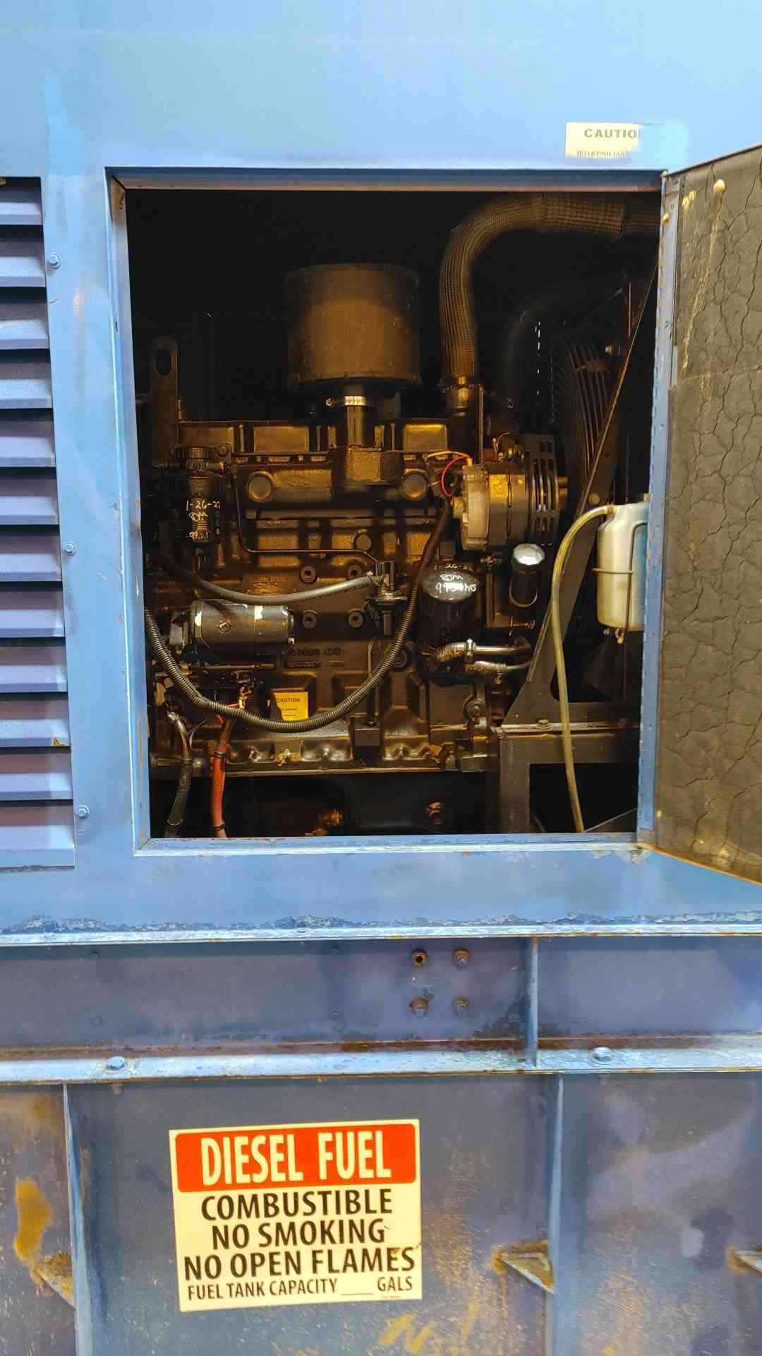 40KW Magnetek Generator 1&3PH John Deere Diesel 1023Hrs RDS500 TESTED (109007)