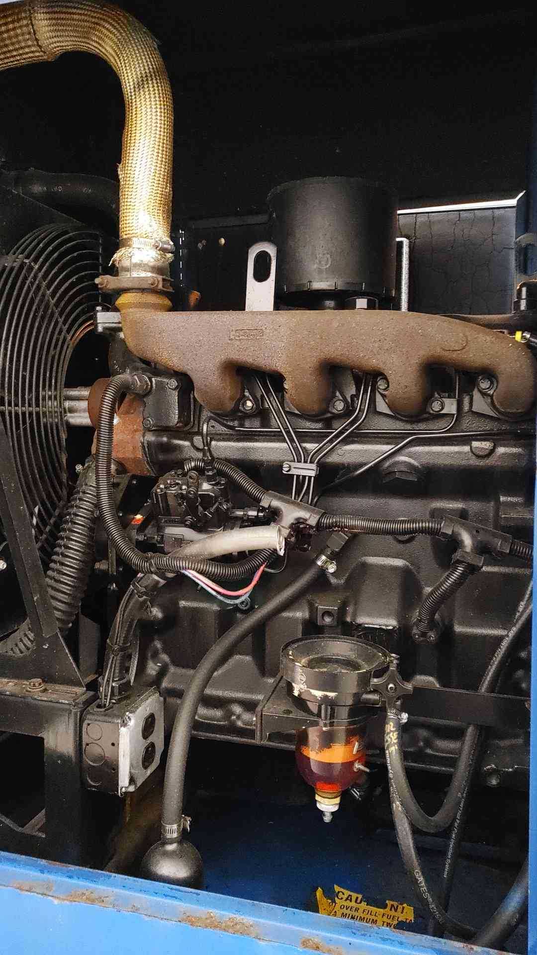 40KW Magnetek Generator 1&3PH John Deere Diesel 1023Hrs RDS500 TESTED (109007)