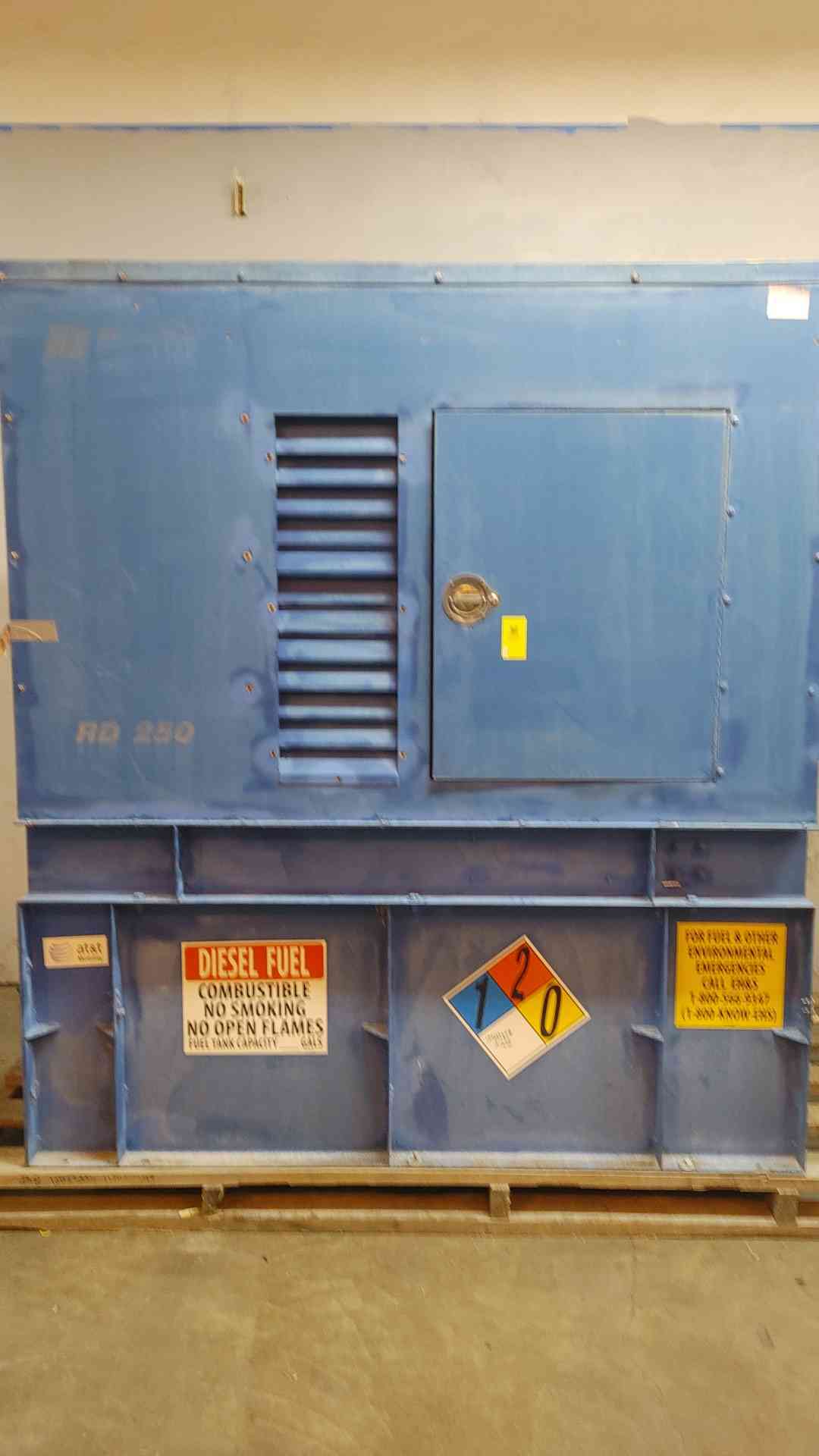 20KW Magnetek Diesel Generator 1&3PH 1455Hrs 3.9L Perkins RD250 TESTED (109009)