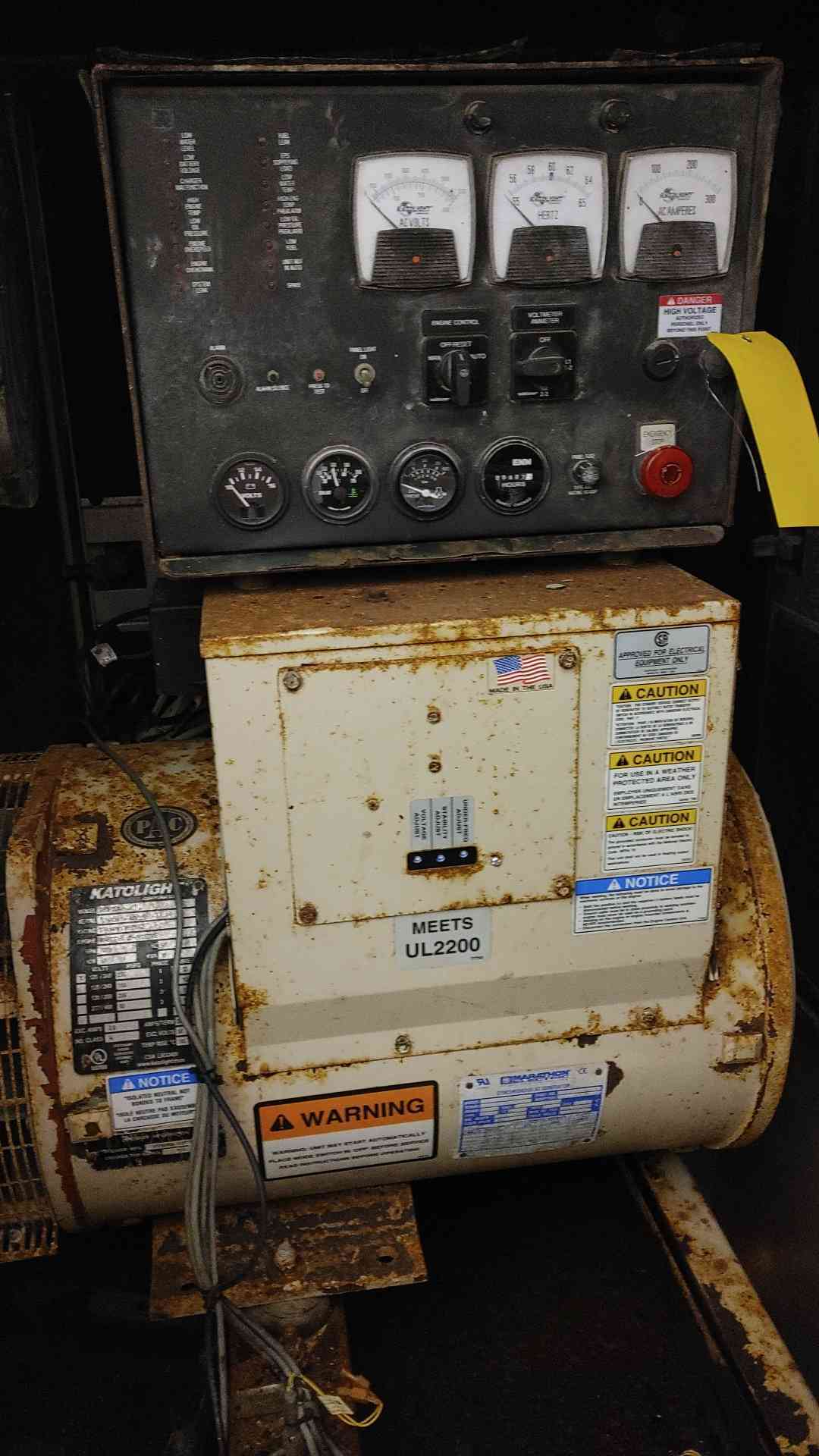 60KW Katolight 1&3PH John Deere 4030 Diesel 807Hrs D60FGJ4 TESTED (109014)