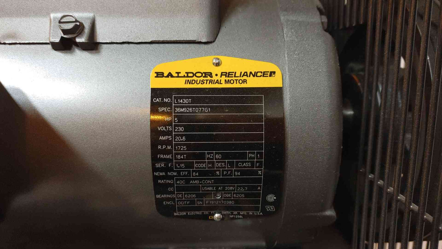 5HP South-Tek Systems Vertical Air Compressor 230V 1PH CA1B CS-050-230-16 (109054)
