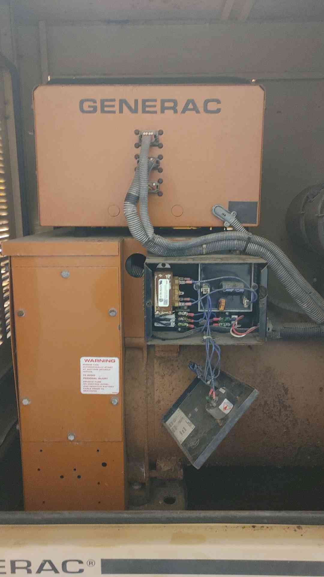 60KW Generac Mitsubishi Diesel Generator 1Ph 468 Hrs Tested/Fuel Pump Issues (109110)
