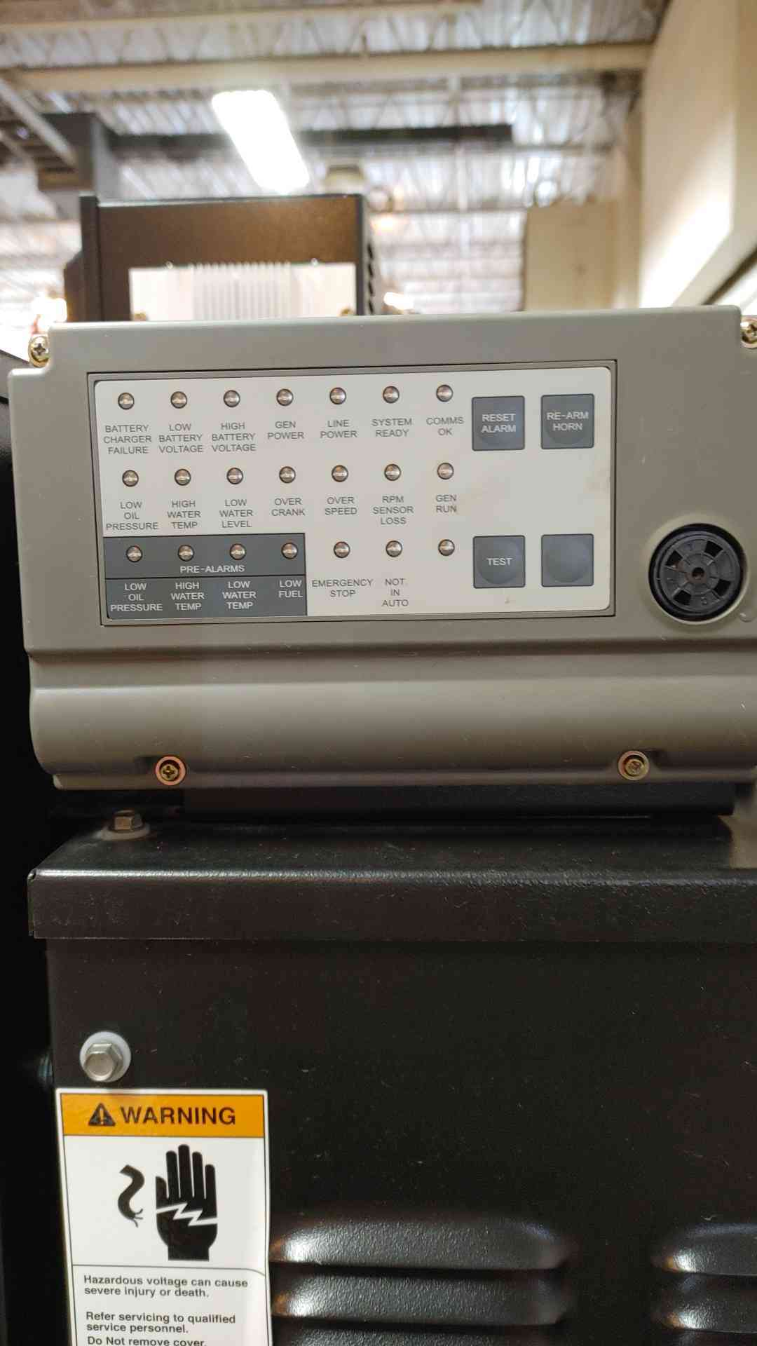 30KW Generac Generator 120/24 V 1Ph '15 Diesel 202 Hrs TESTED (109105)