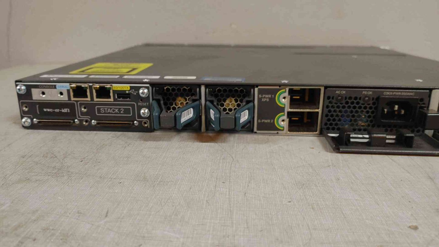 *Pickup Only* Cisco Catalyst 3750-X Series WS-C3750X-48P-S 48-Port Gigabit Switch