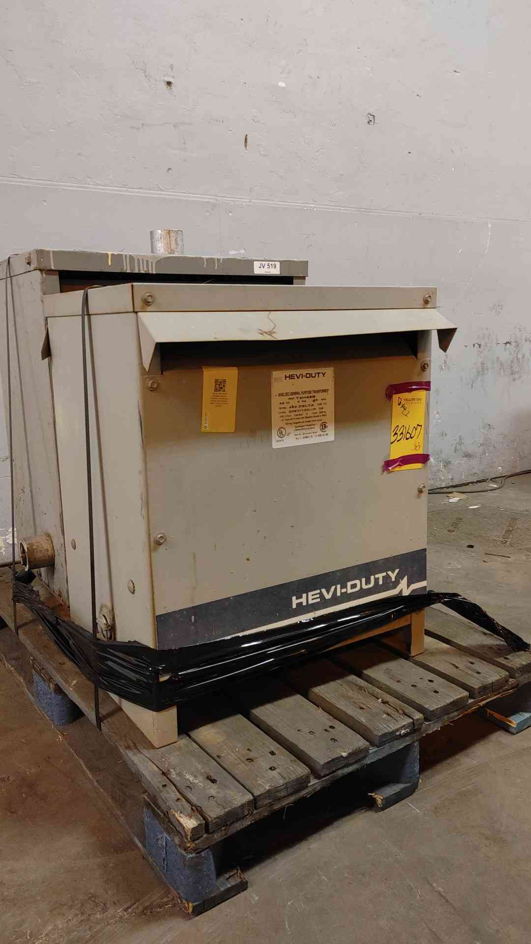 Hevi-Duty Shielded General Purpose Transformer 45KVA 3PH 480VDC 208Y/120VAC T2H45S (109201)