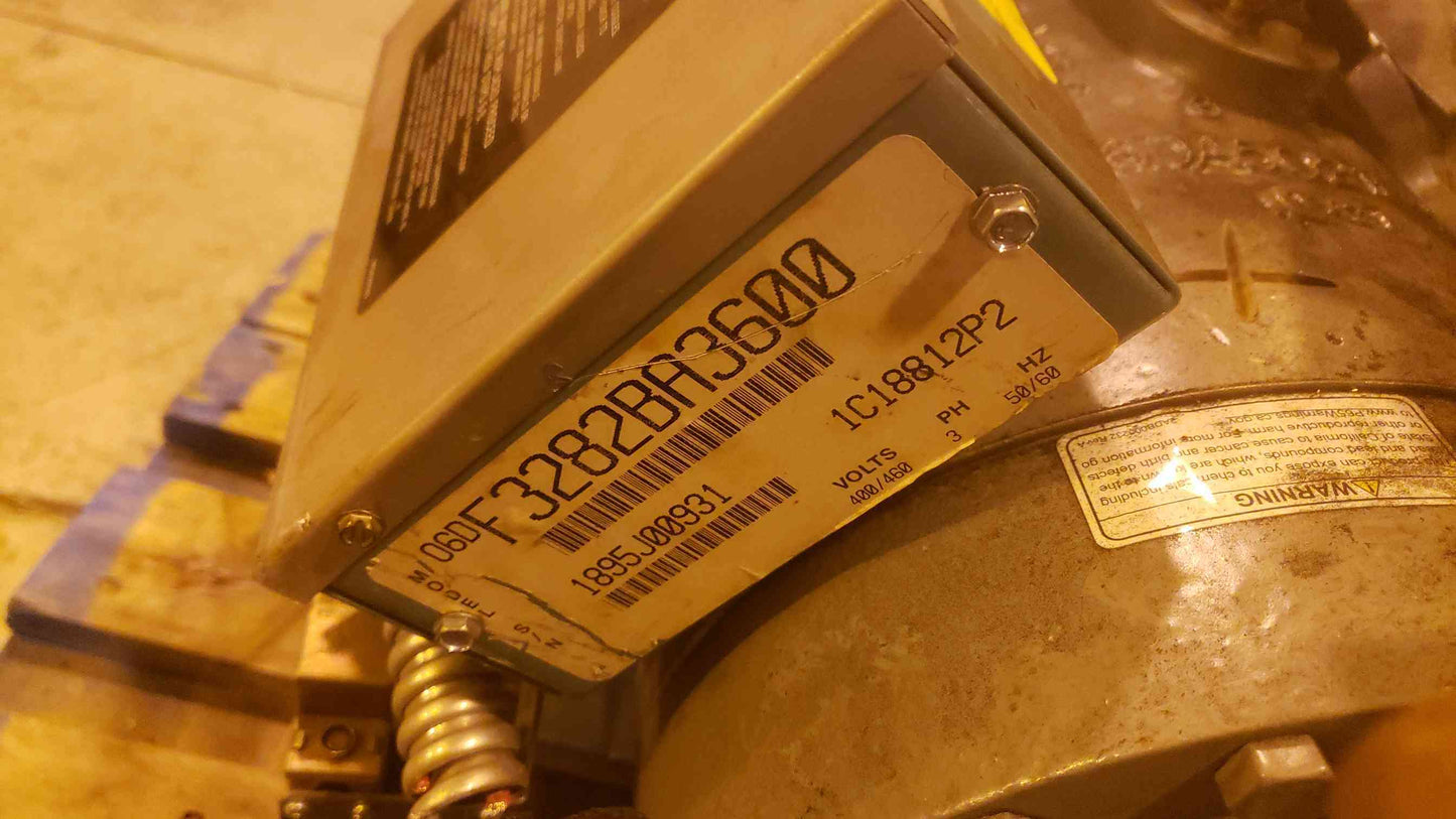 Carlyle Compressor F3282BA3600 10 HP 400/460V, 3-phase, 50/60Hz 3 Mast