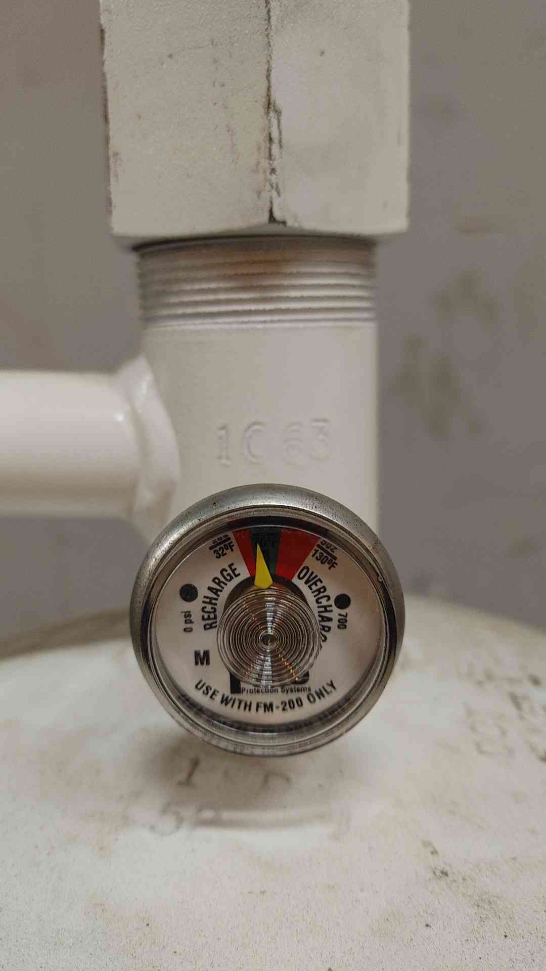 Fike 153 LBS Clean Agent Fire Suppression Cylinder FM-200 (109254)