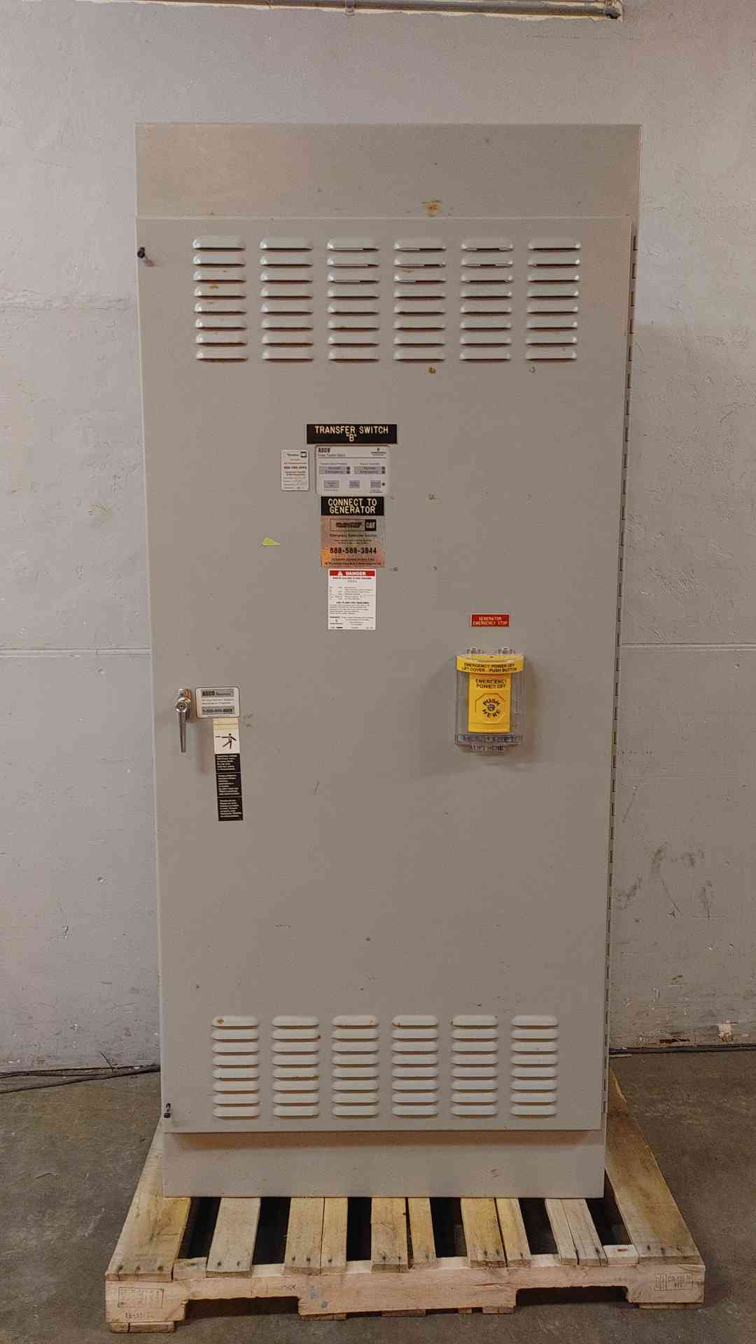 Asco Series 300 Automatic Transfer Switch H00300B31200N10C 1200A 480v ATS (109384)