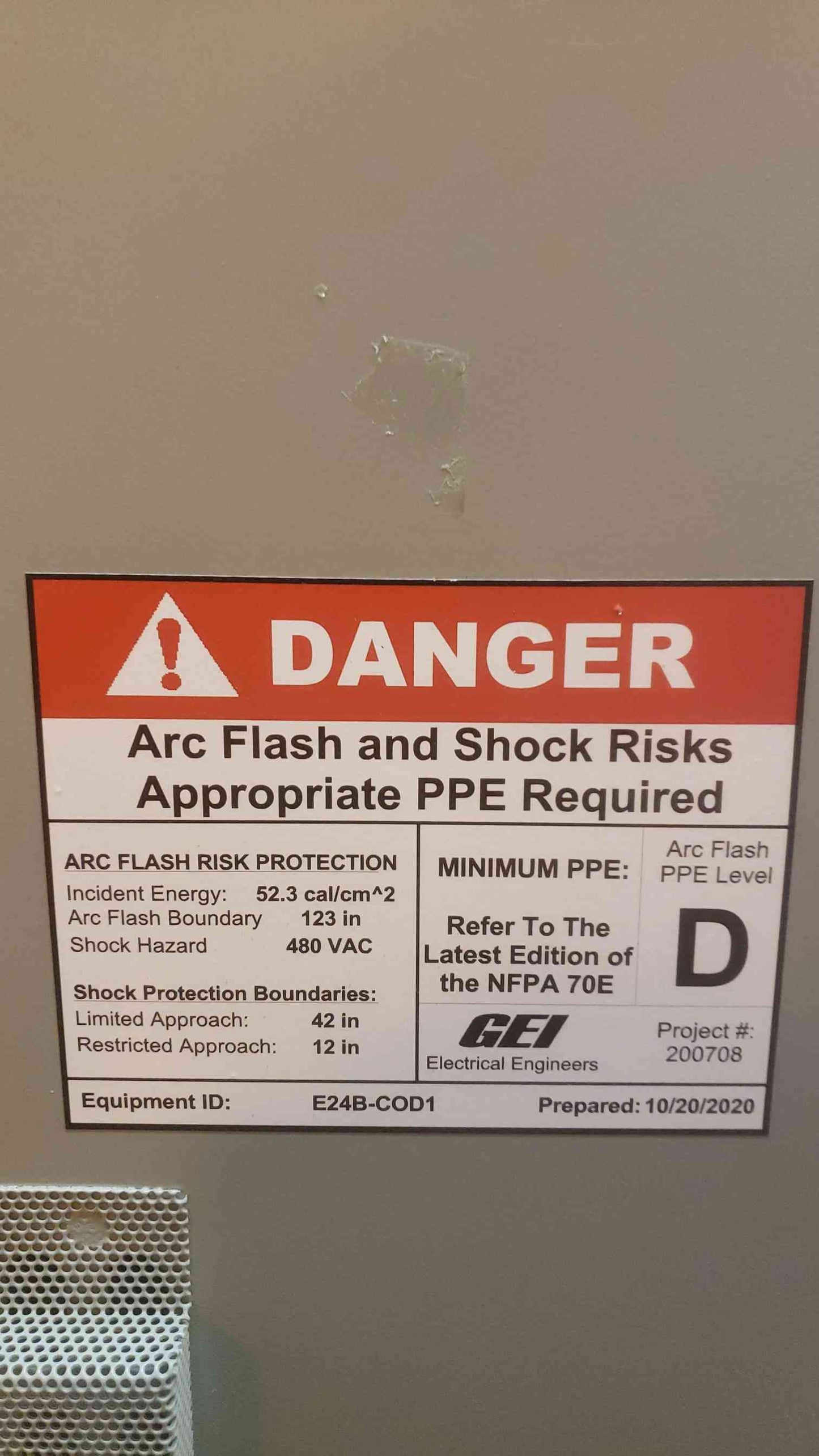 GE 4000A Power Break Switchgear Section 1 480V (SKU: 109439)