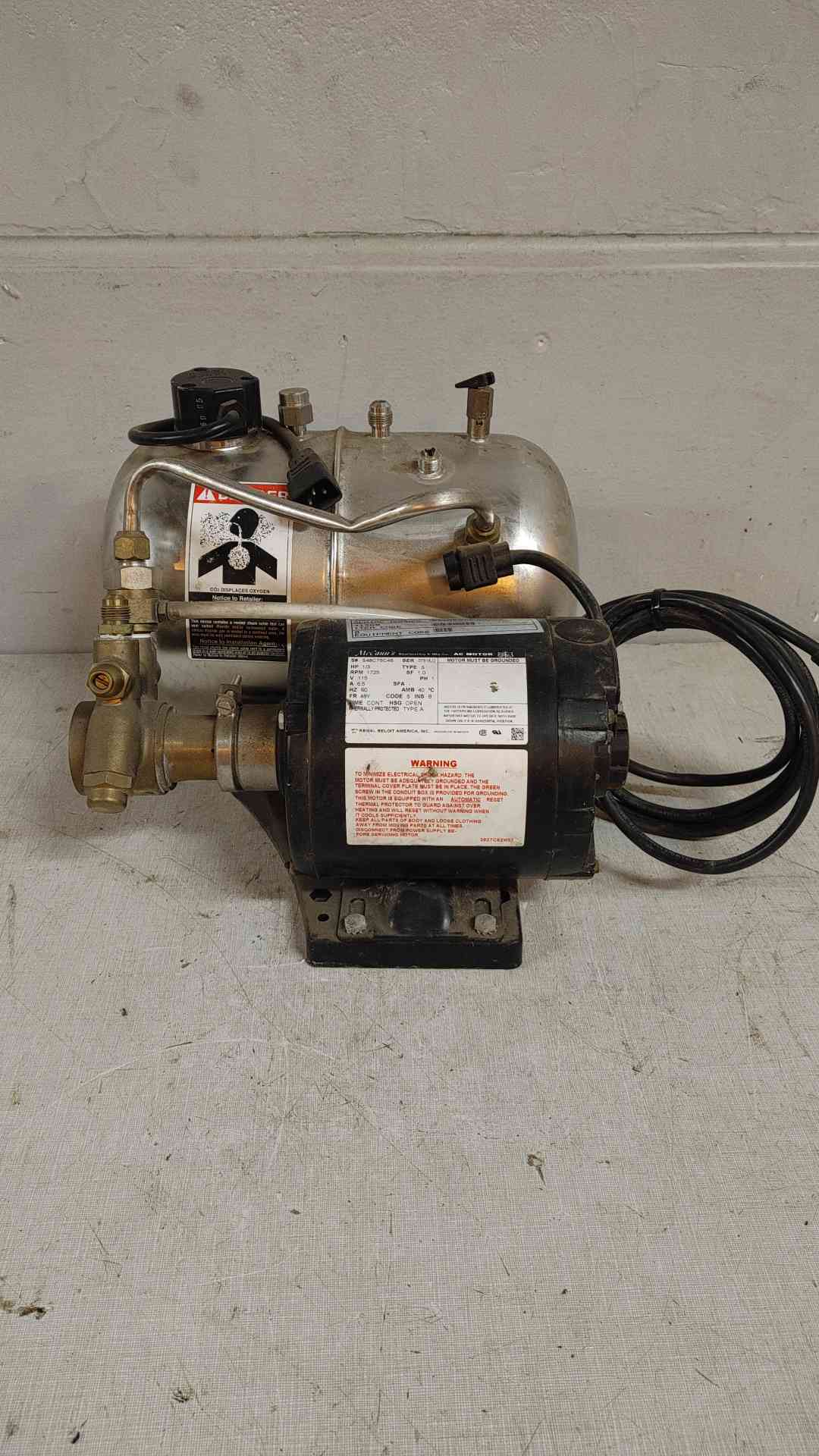 McCann's AC Motor 115 V 6.5 Amp With Tank (109512)