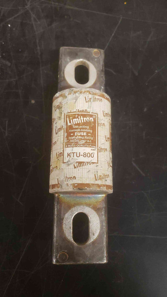 High-Performance Bussmann Limitron KTU-800 600V 800 Amp Class L Current-Limiting Fuse