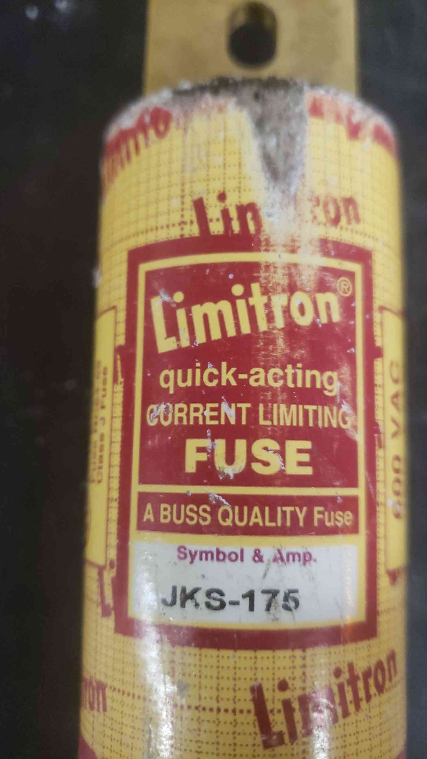 Bussmann Limitron JKS-175 Quick-Acting 600V Fuse – Reliable Circuit Protection