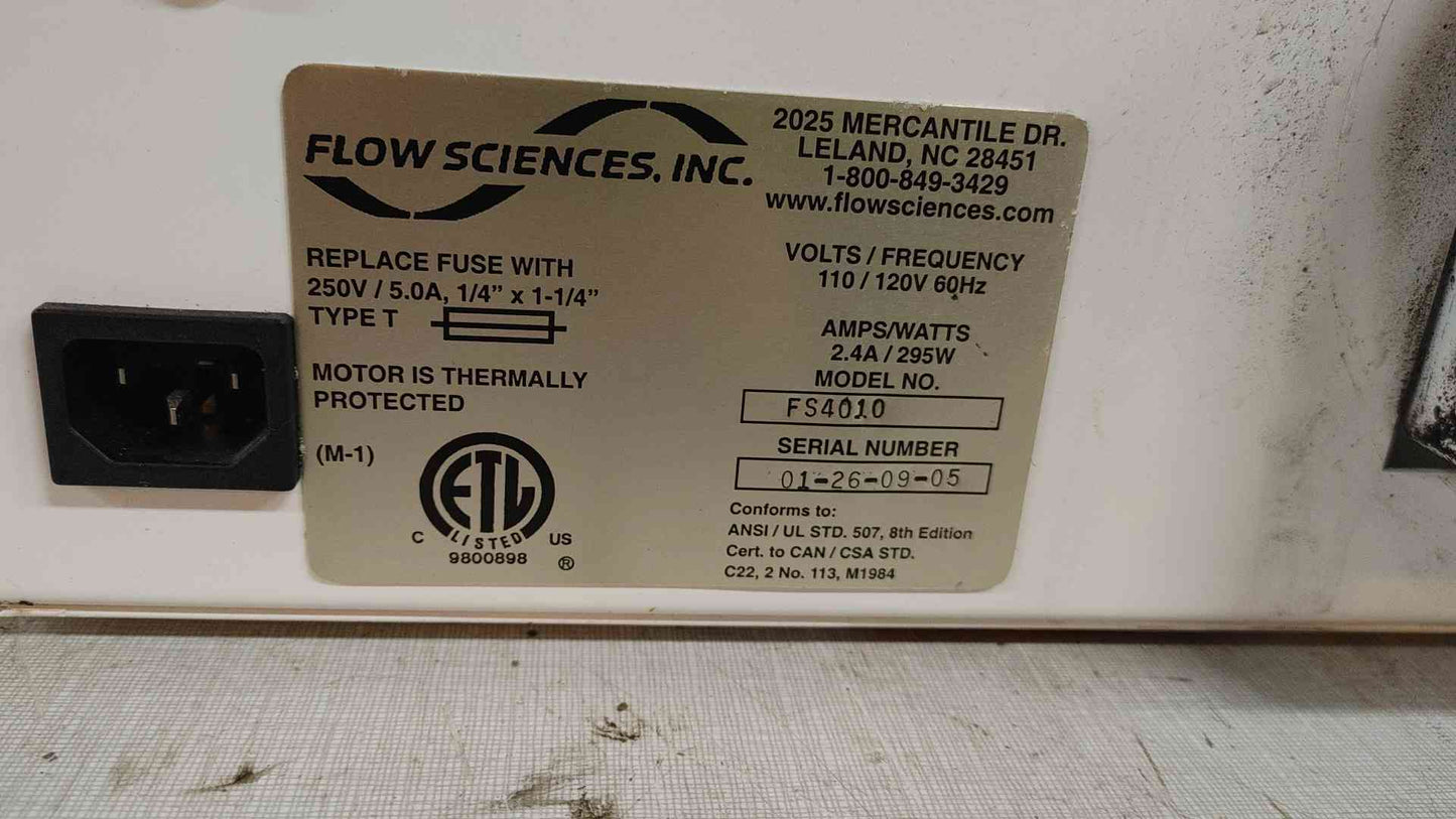 Flow Science Air Filter 110/120 V 2.4 Amp FS4010 (109536)