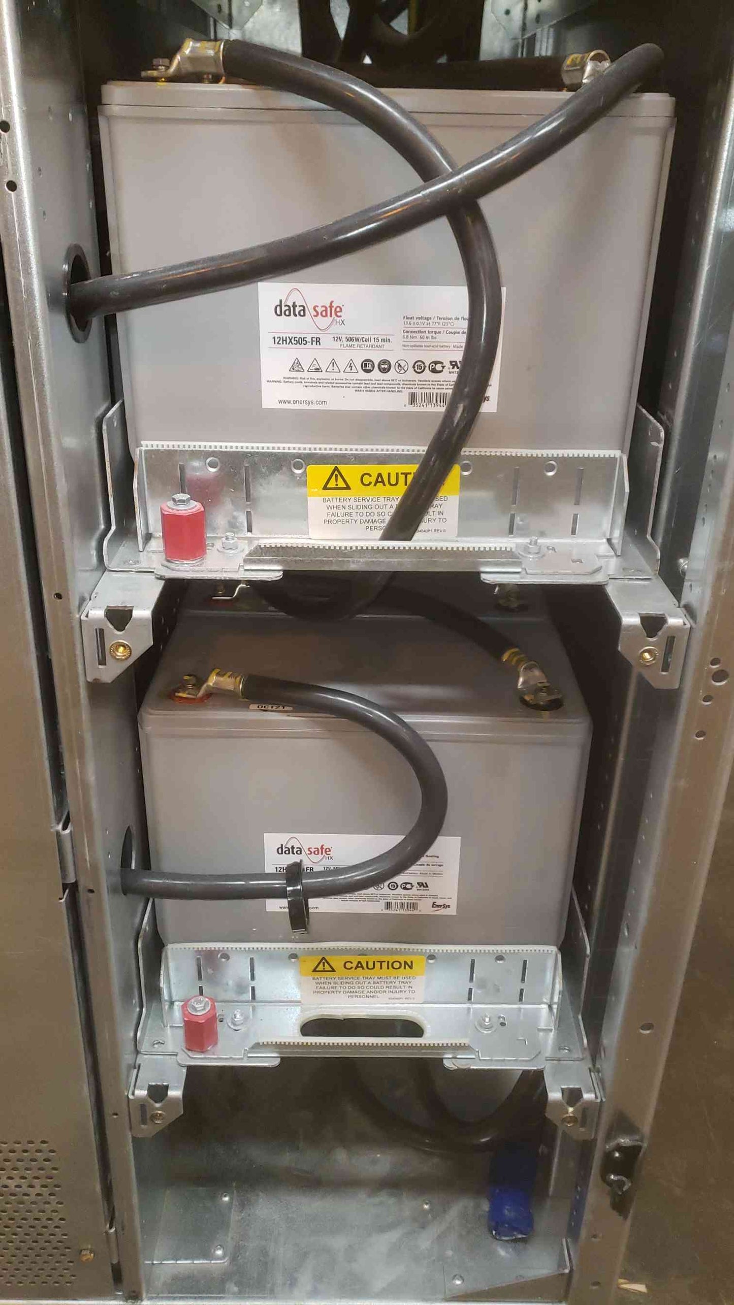 AS-IS Emerson Battery Cabinet (SKU: 109568)