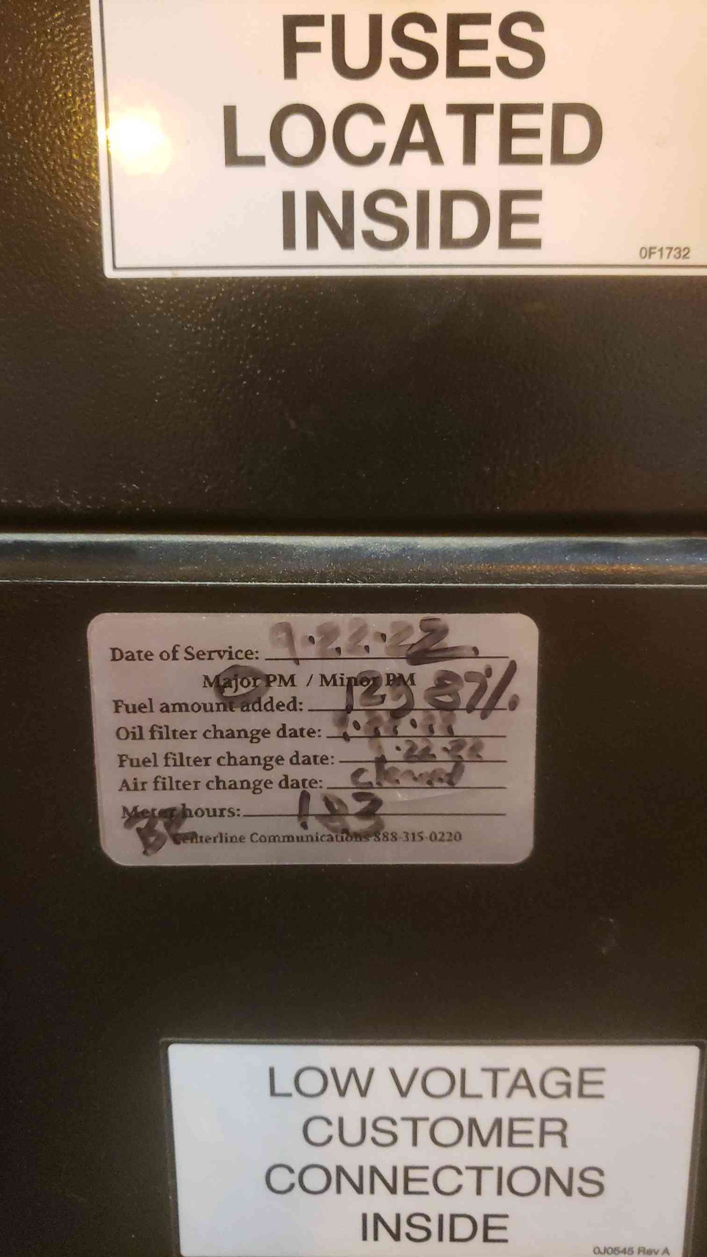 15KW GENERAC SD15 120/240V 1PH 62A Diesel 258 Hrs. TESTED
