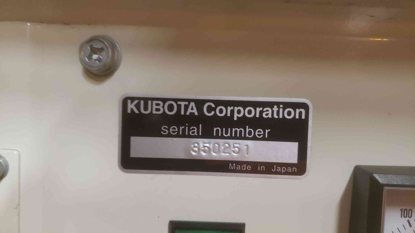 25KW 26.5KW Kubota Diesel Generator SQ-33-USA-SW 240/480V 3PH 268 Hrs. TESTED