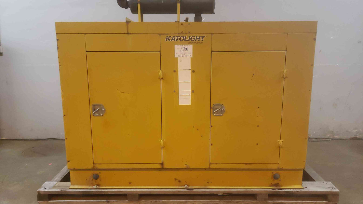 55KW Katolight Generator N55FPG4 1&3PH Nat Gas LP 281 Hrs. 5.7L Engine (SKU: 109817)