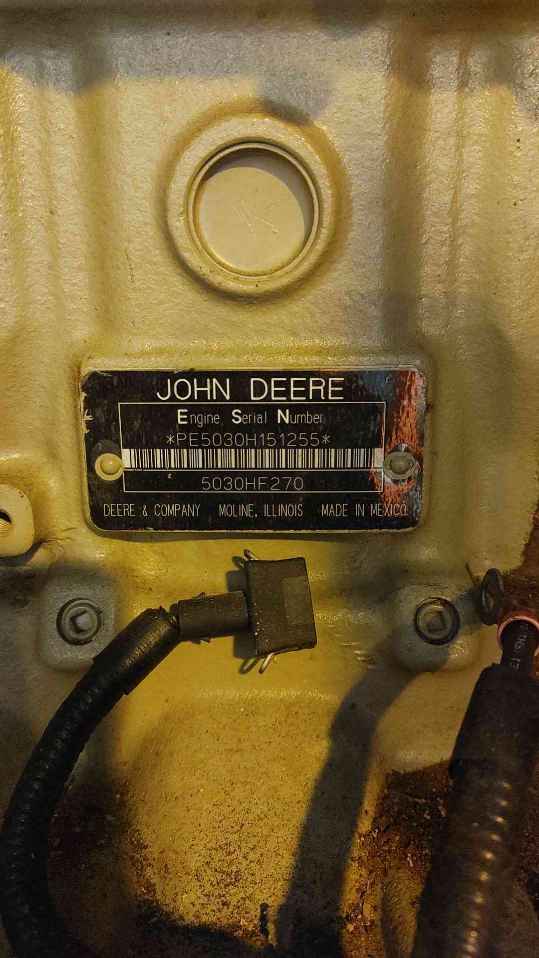 AS-IS 60KW GENERAC John Deere 5030 Engine 1PH Diesel (SKU: 109659)