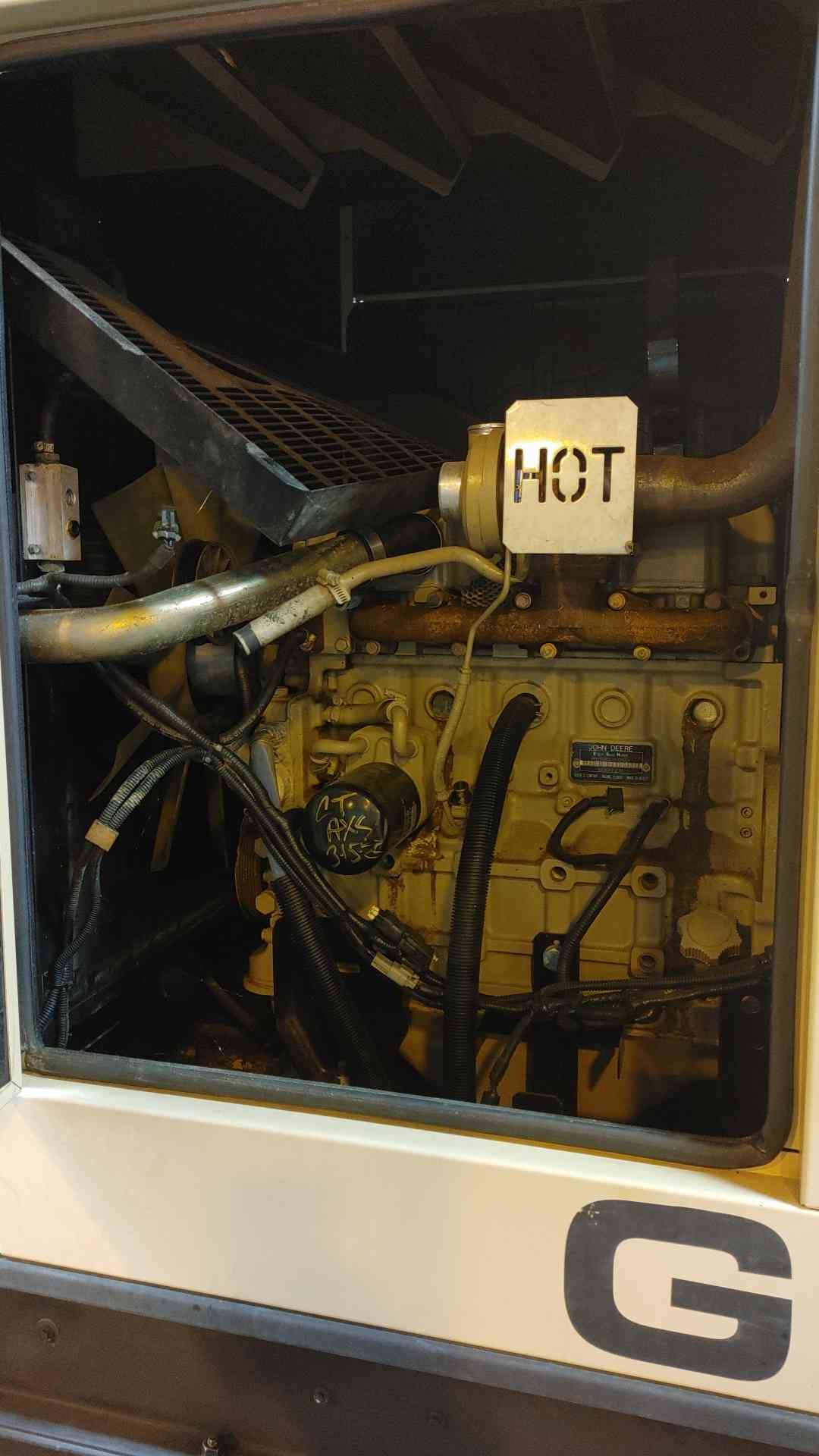 AS-IS 60KW GENERAC John Deere 5030 Engine 1PH Diesel (SKU: 109659)