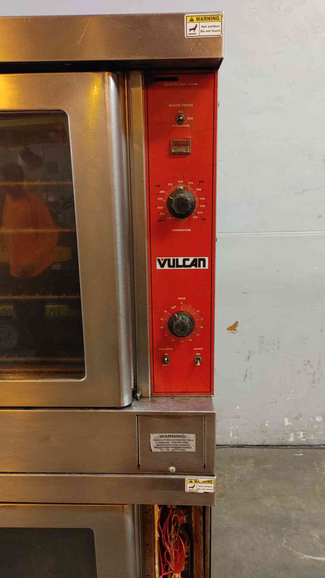 AS IS Vulcan Stainless Steel Dual Oven Double Stack (SKU: 109917)