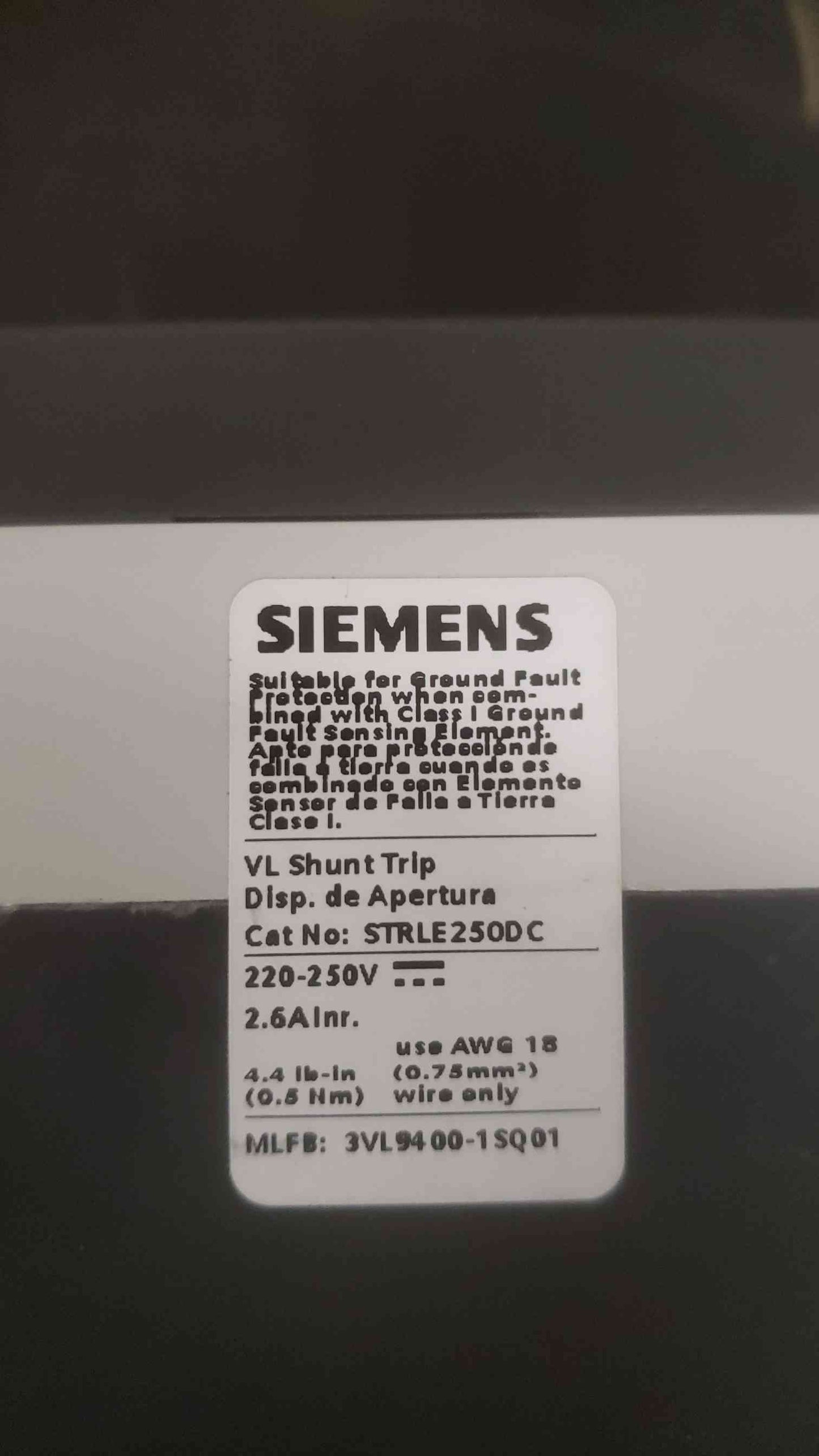 Siemens 600A 600V 3 Pole Breaker HLX3B600MA2REX6 (SKU: 110101)