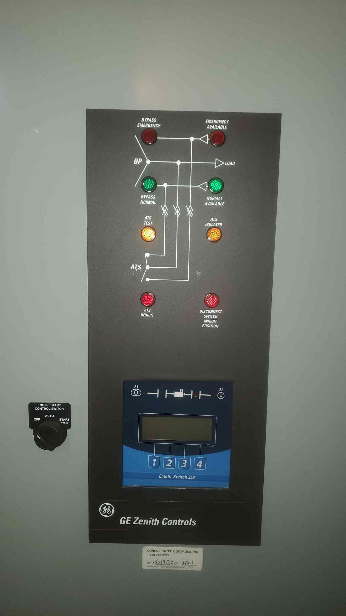 GE Zenith 800A 277/480V ATS ZB5DB08031-07 Transfer & Bypass Isolation (SKU: 110147)