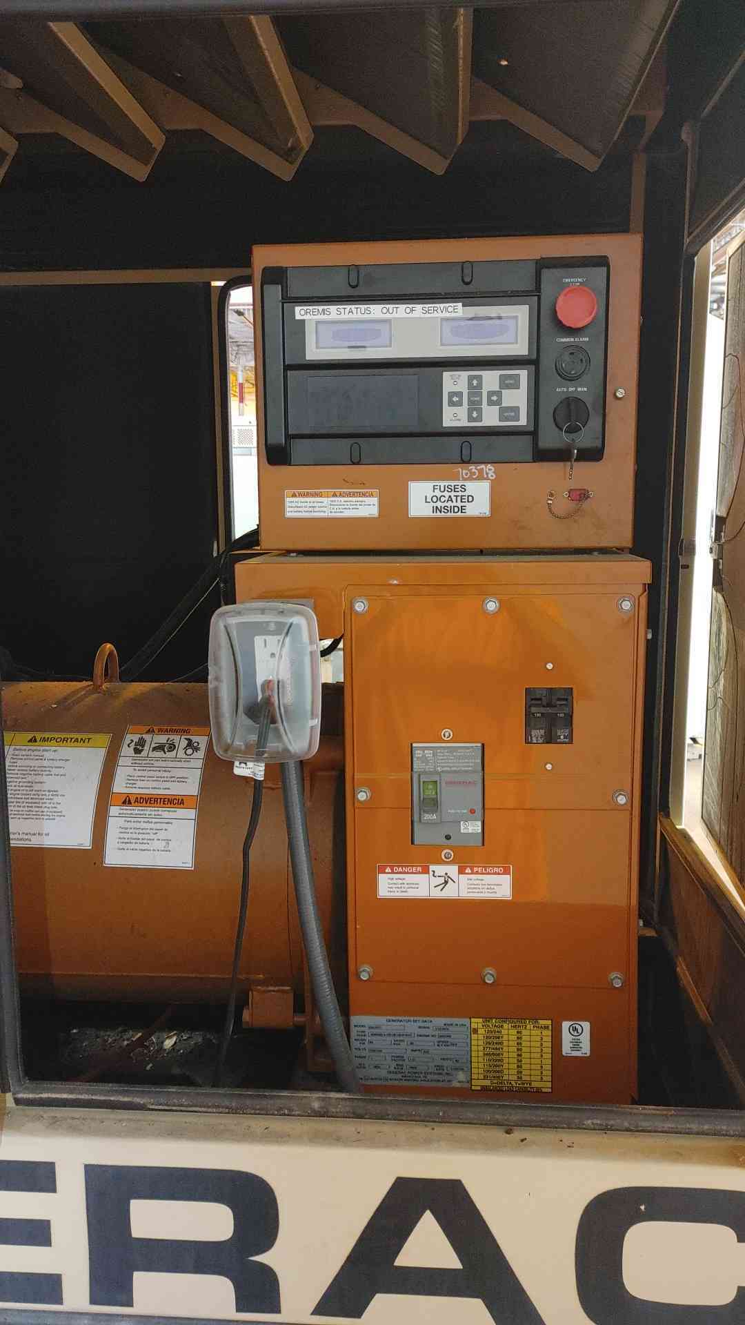 60KW Generac John Deere 5030 Diesel Generator 1PH 685Hrs (SKU: 110178)