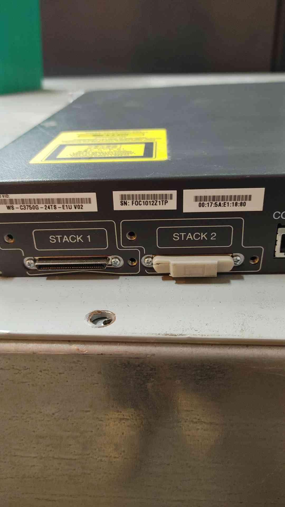 Cisco Systems Catalyst 3750G (SKU: 110179)