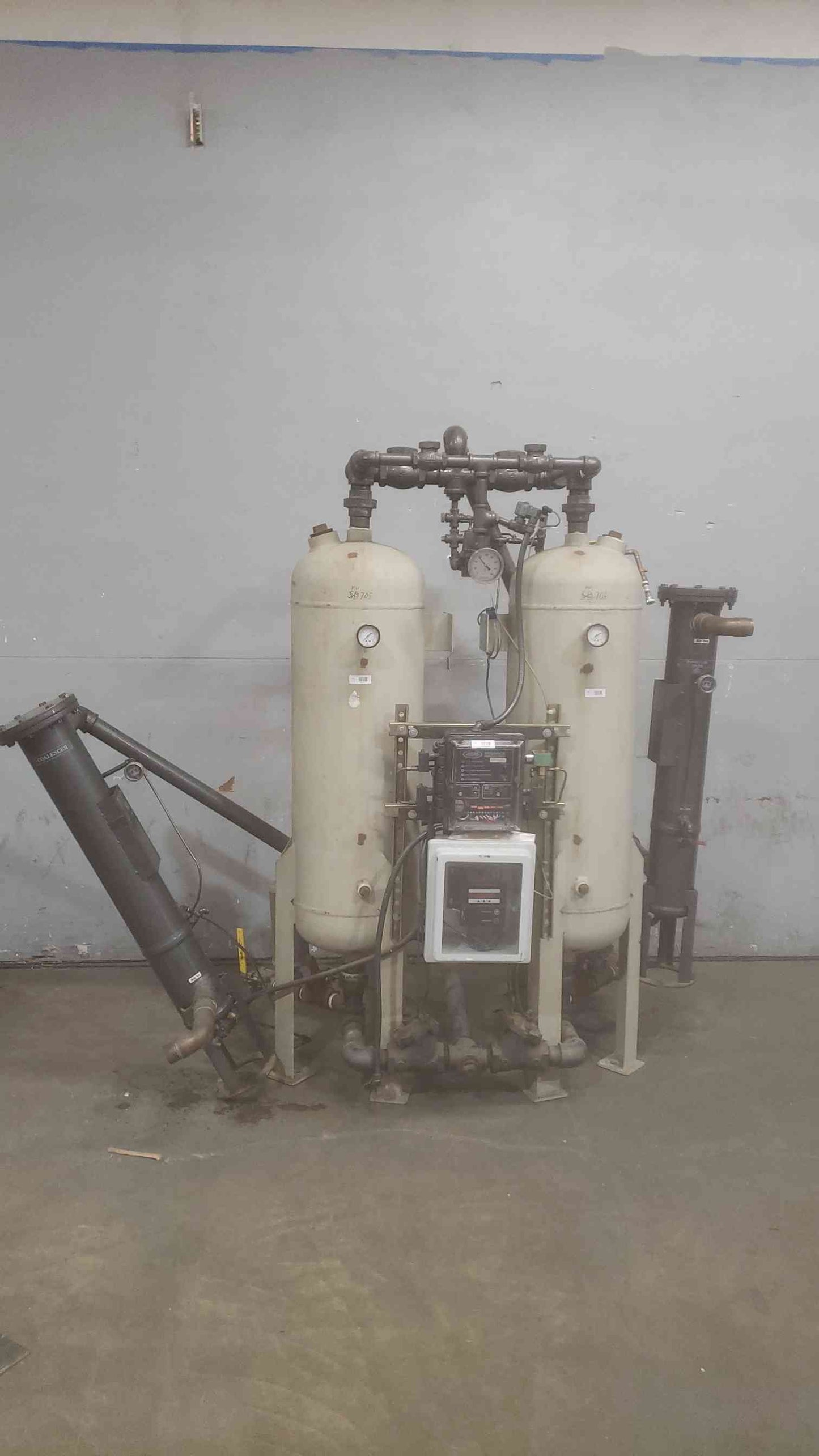 Airtek Twin Tower Desiccant Air Dryer System 200PSI @ 400°F COALESCER JL0600-C