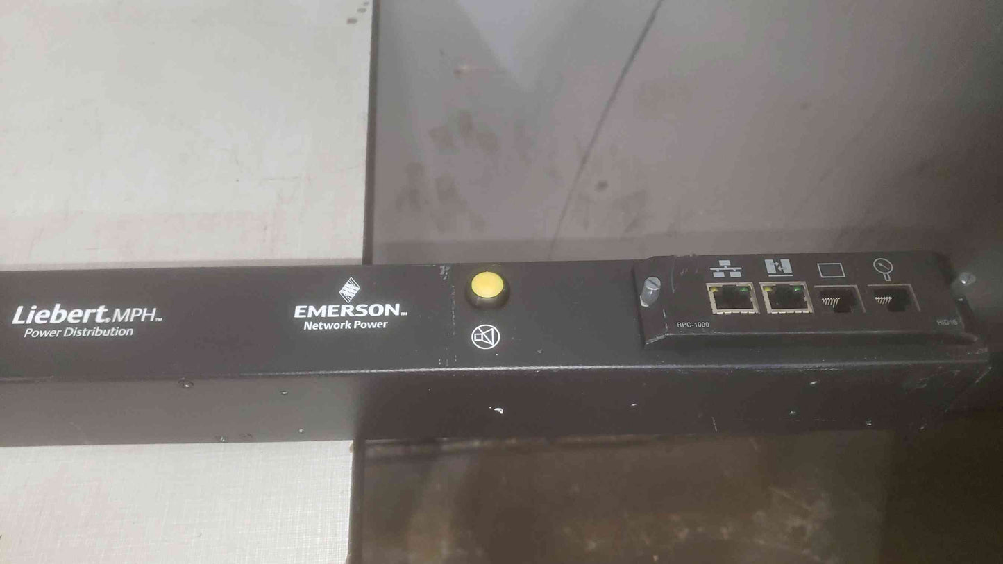 Emerson 21 Port 120/208V 30A 4W PDU Strip MPH-NBV27NOXH30 (SKU: 110747)