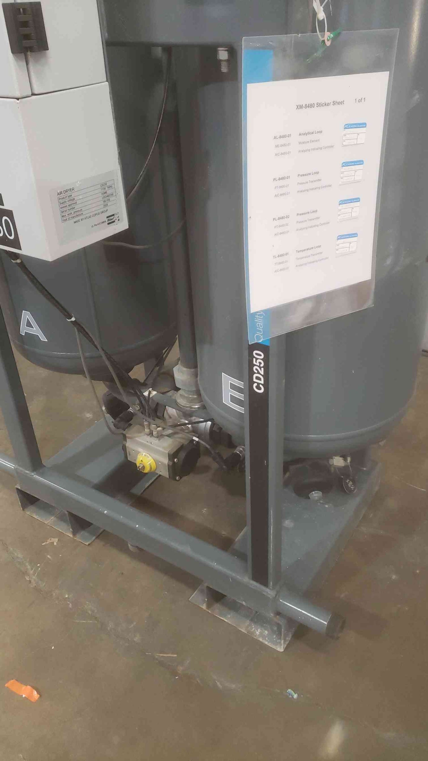 Atlas Copco Air Dryer CD250 115V Supply (SKU: 110812)