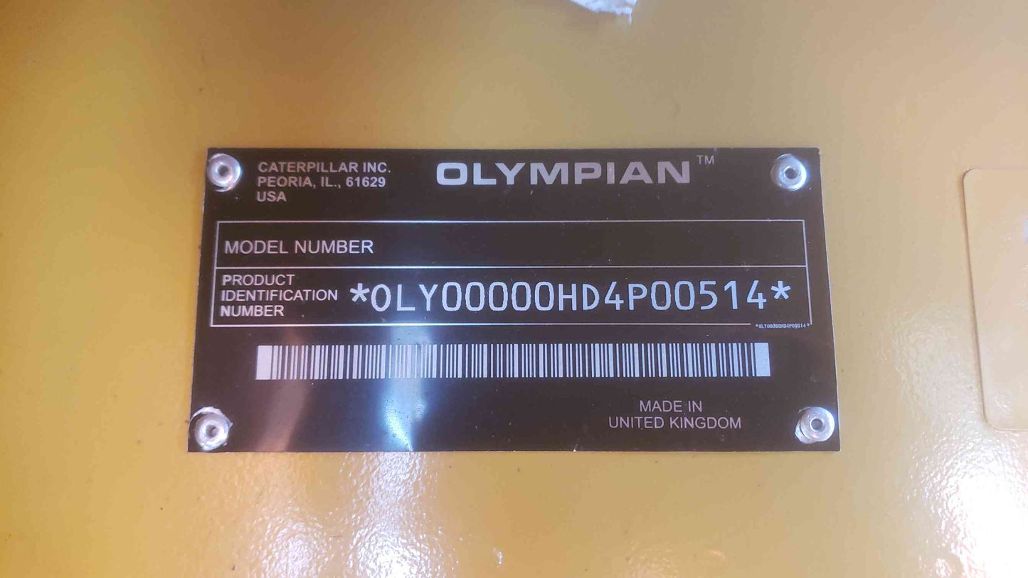 60KW CAT OLYMPIAN 1PH Diesel Generator D60P4S 848Hrs TESTED (SKU: 110803)