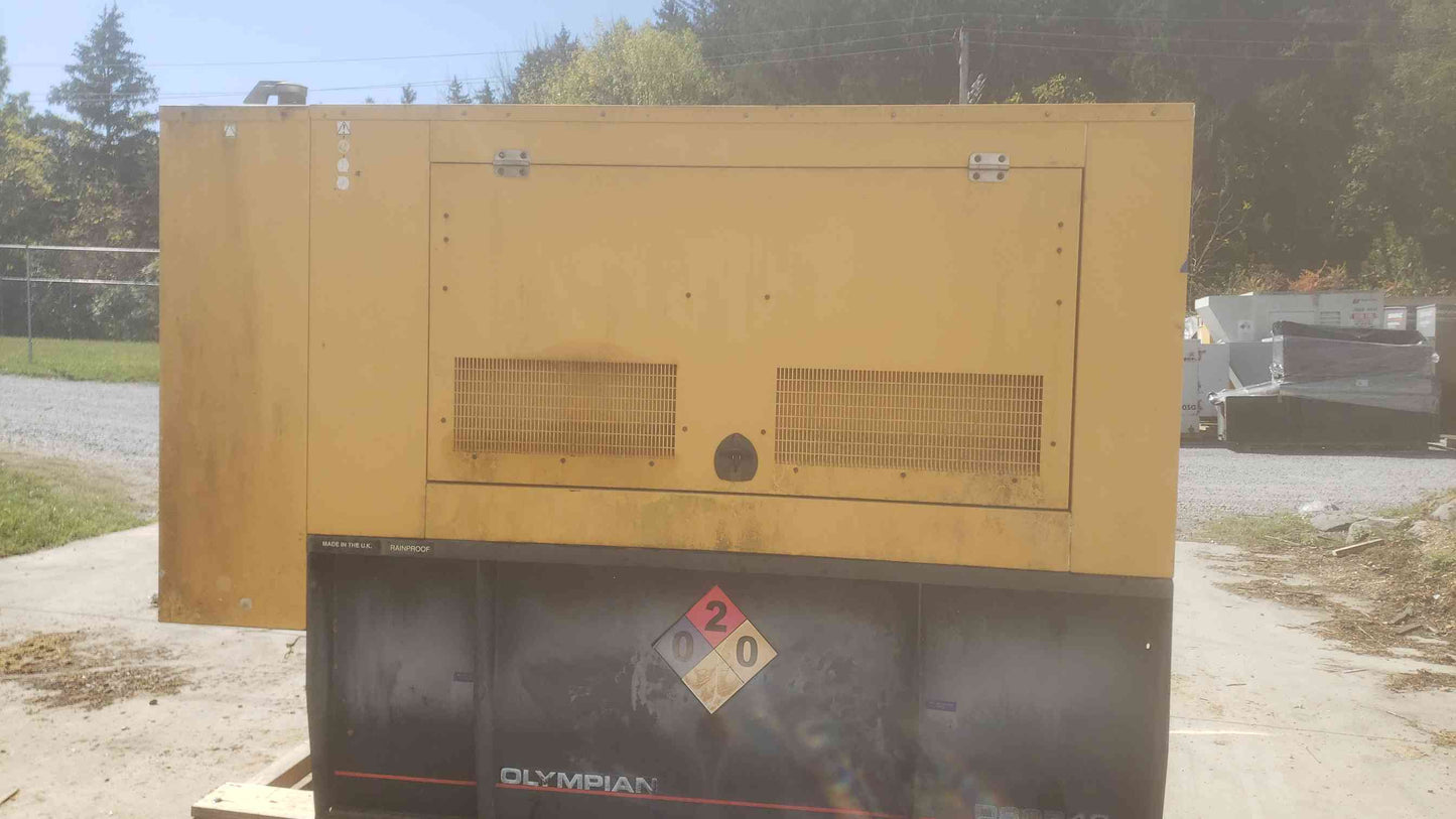 60KW CAT OLYMPIAN 1PH Diesel Generator D60P4S 848Hrs TESTED (SKU: 110803)
