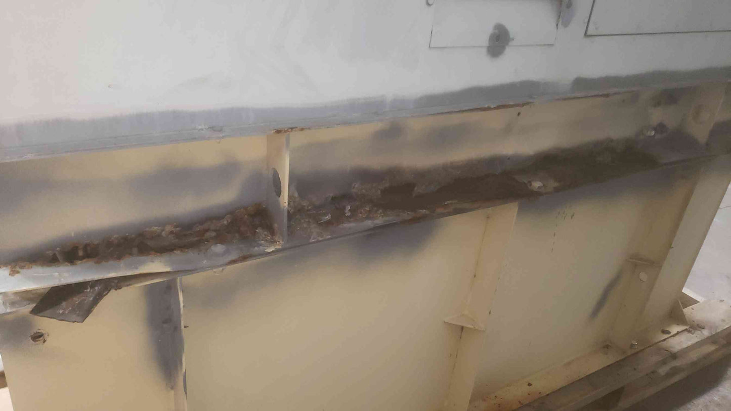 AS IS 40KW Magnetek RDS 500 John Deere 4039 1&3PH Diesel Generator Rusty Frame (SKU: 110861)