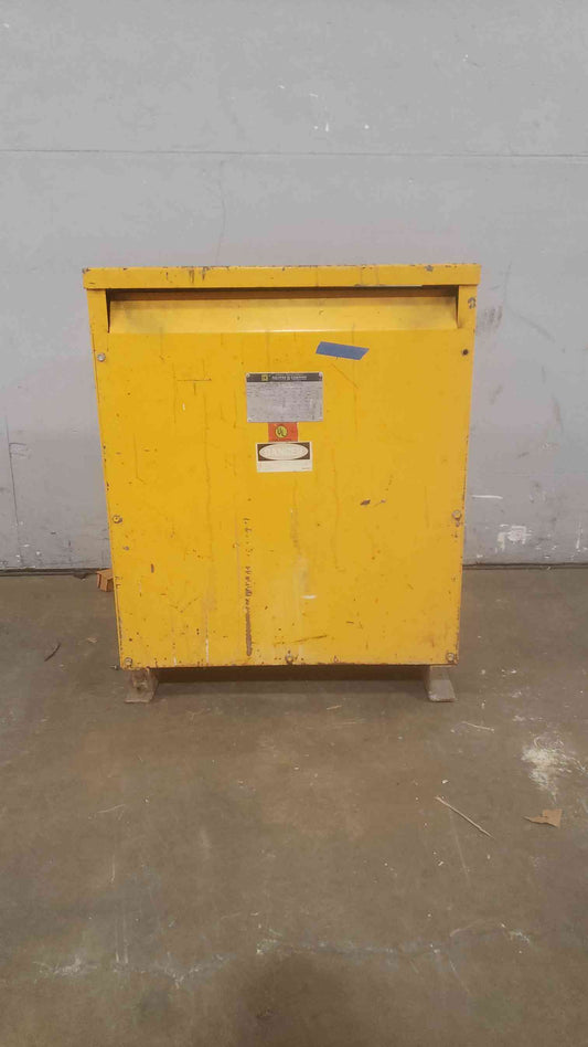 75KVA SQUARE D 480V x 208Y/120V 3PH Insulated Dry Type Transformer 75T3H (SKU: 110892)