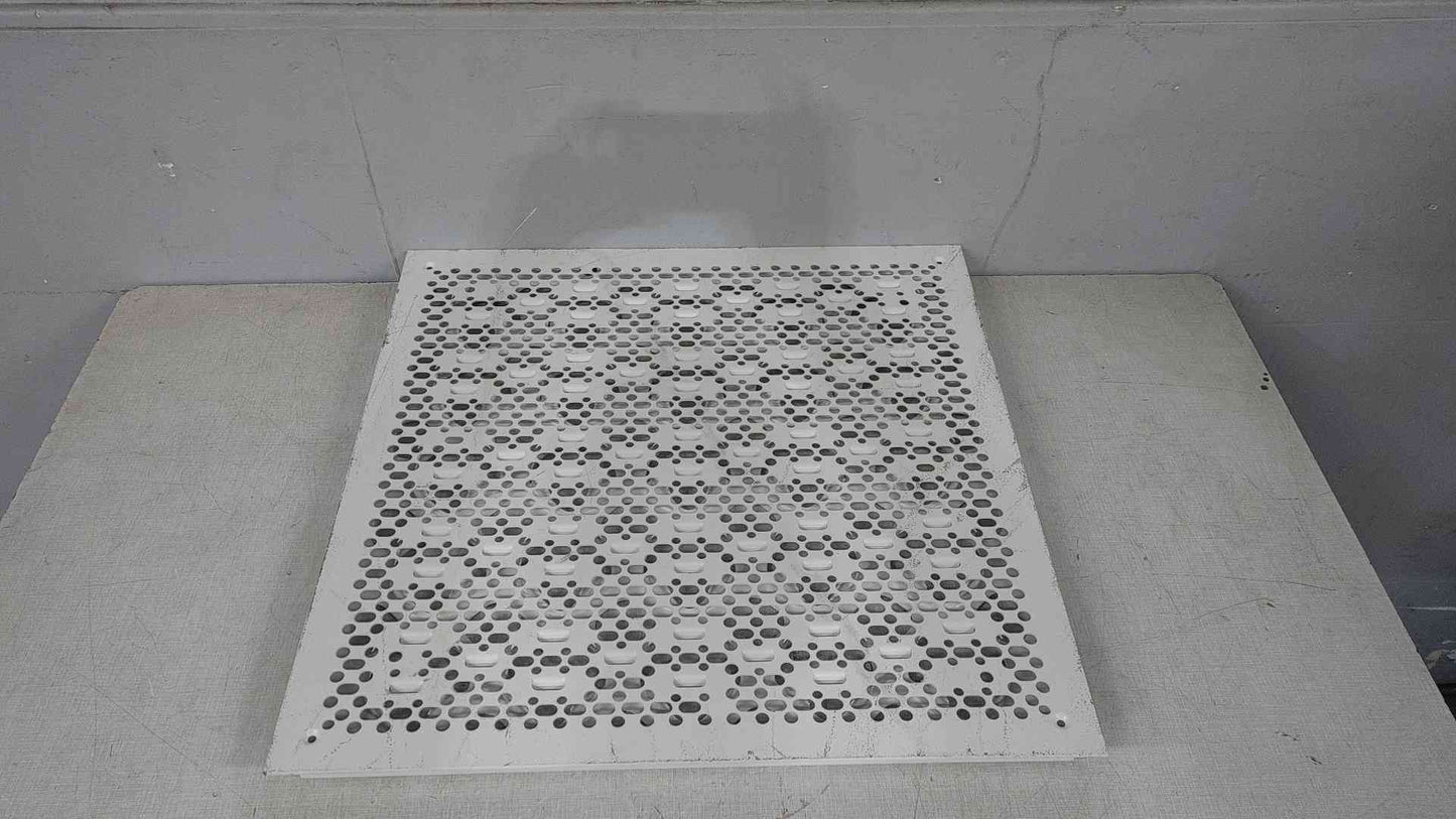 White Perforated Hivelocity 2x2 Raised Floor Tile Powder Coated (SKU: 110896)