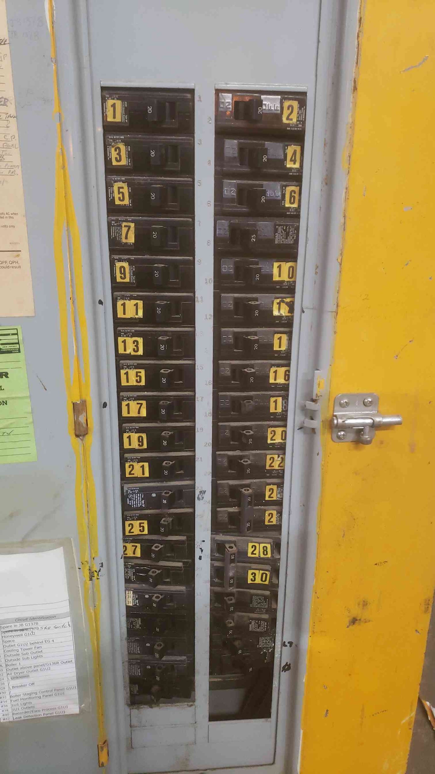 I-T-E 200A 208Y/120 3PH 4W Panelboard G4242MB3200 & Main (SKU: 110984)