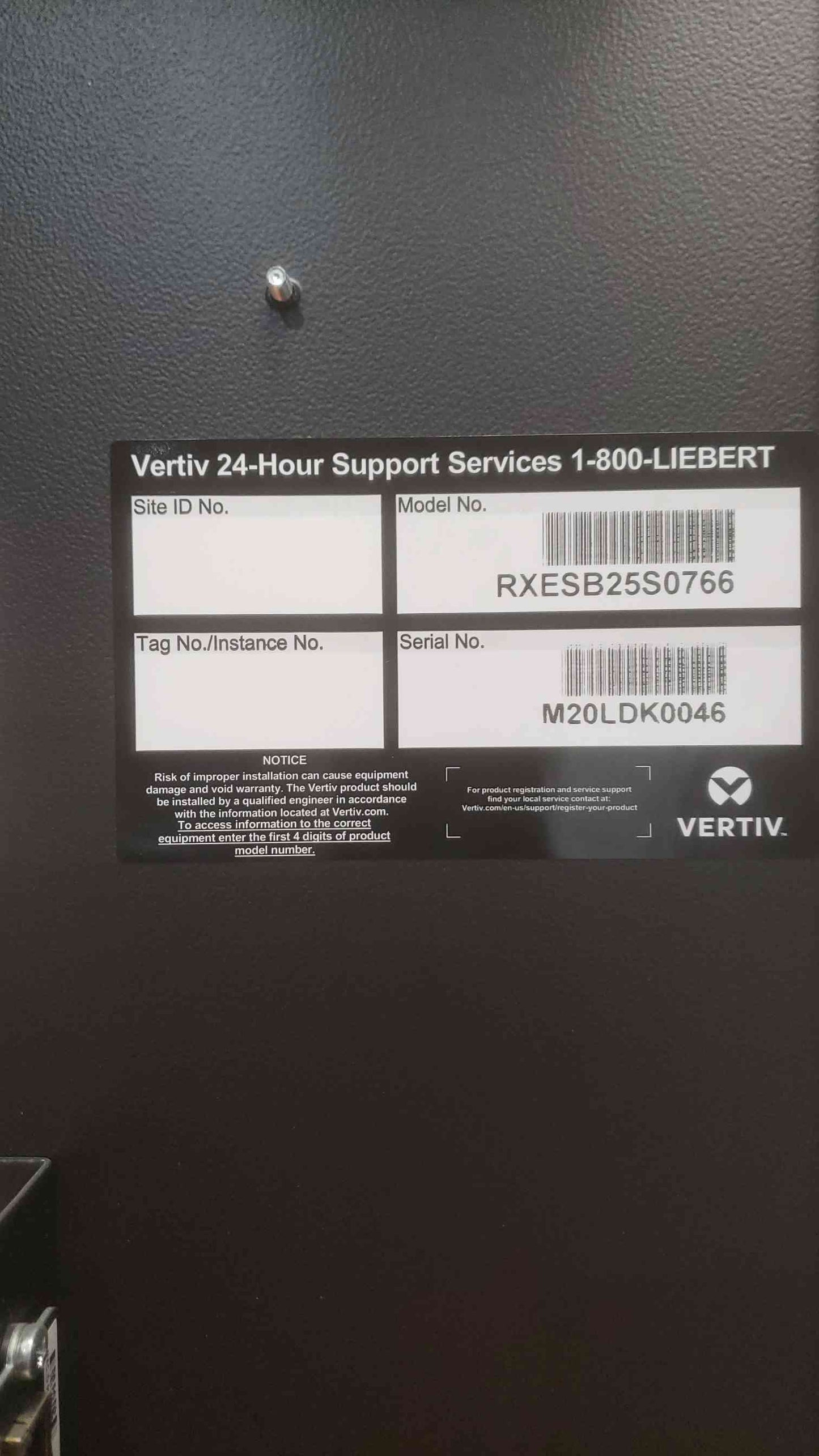 Vertiv 415/240 400A 1&3PH RPP PDU New Surplus RXESB25S0766 '20 (SKU: 110992)