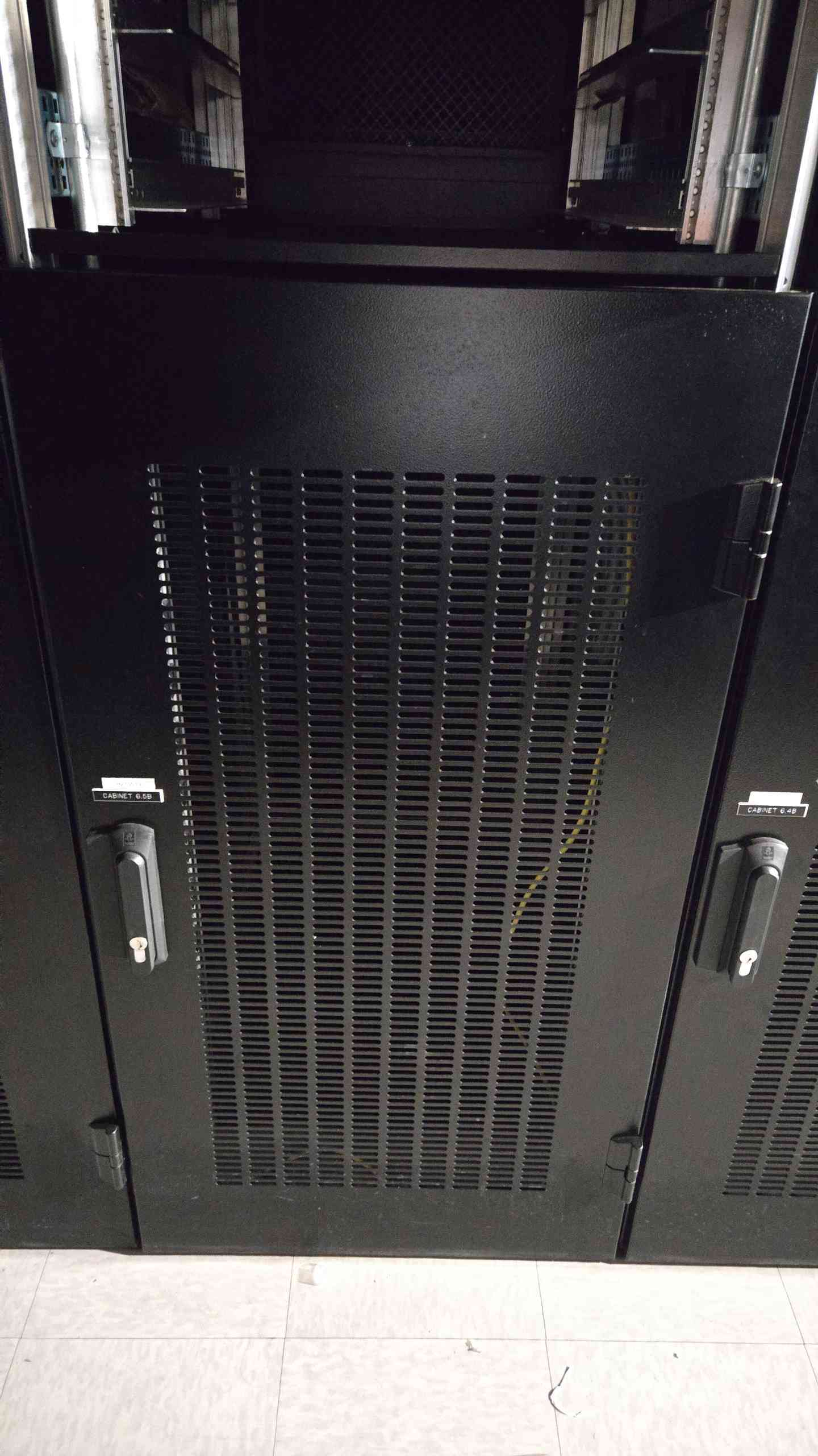 42U Colo Dual Compartment Server Rack 2 Cabinets Top/Bottom with PDU Strips