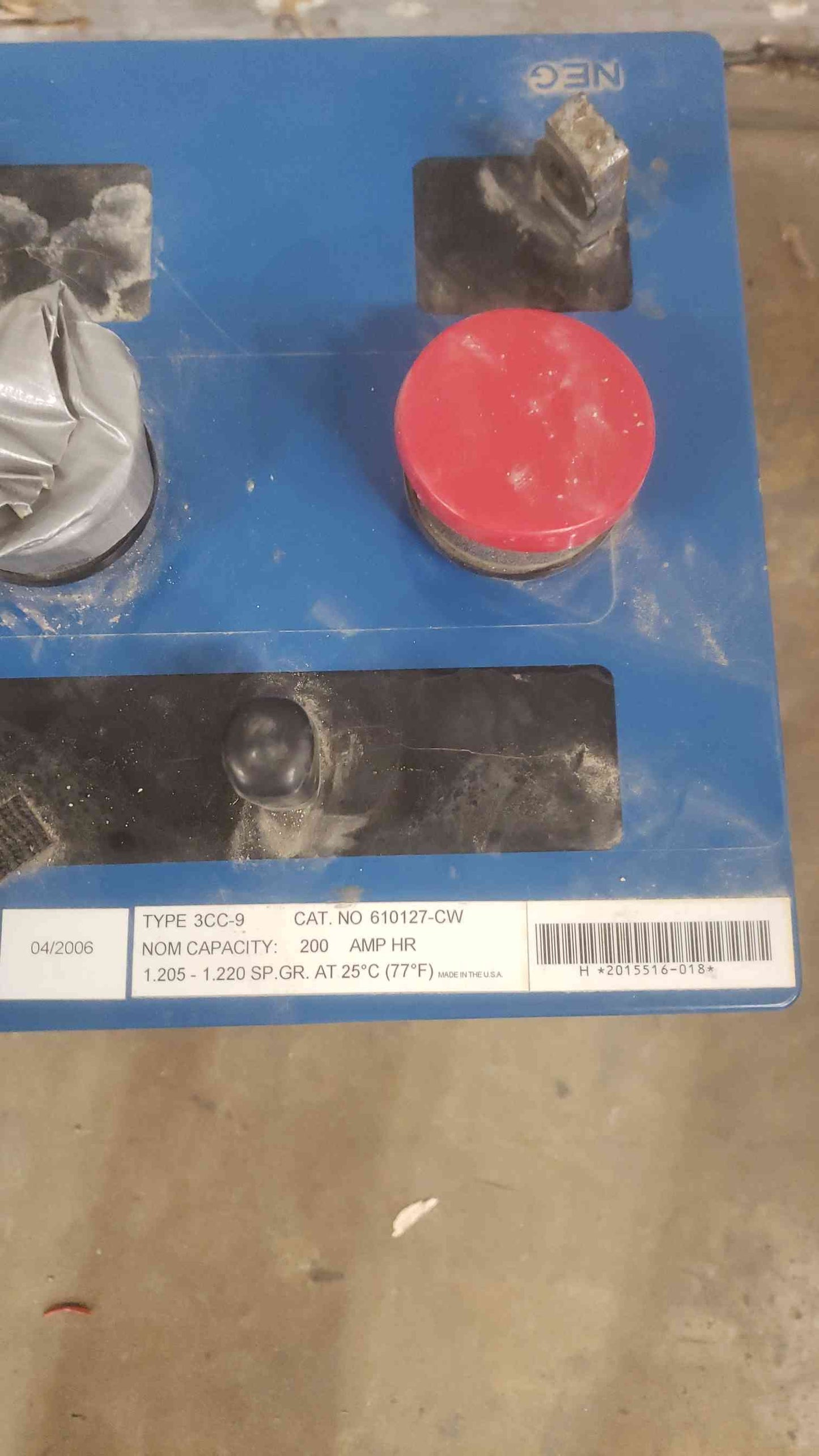 PowerSafe C 6V 200AH BATTERY 3CC-9 Wet Cell Lead Acid 610127-CW (SKU: 111017)